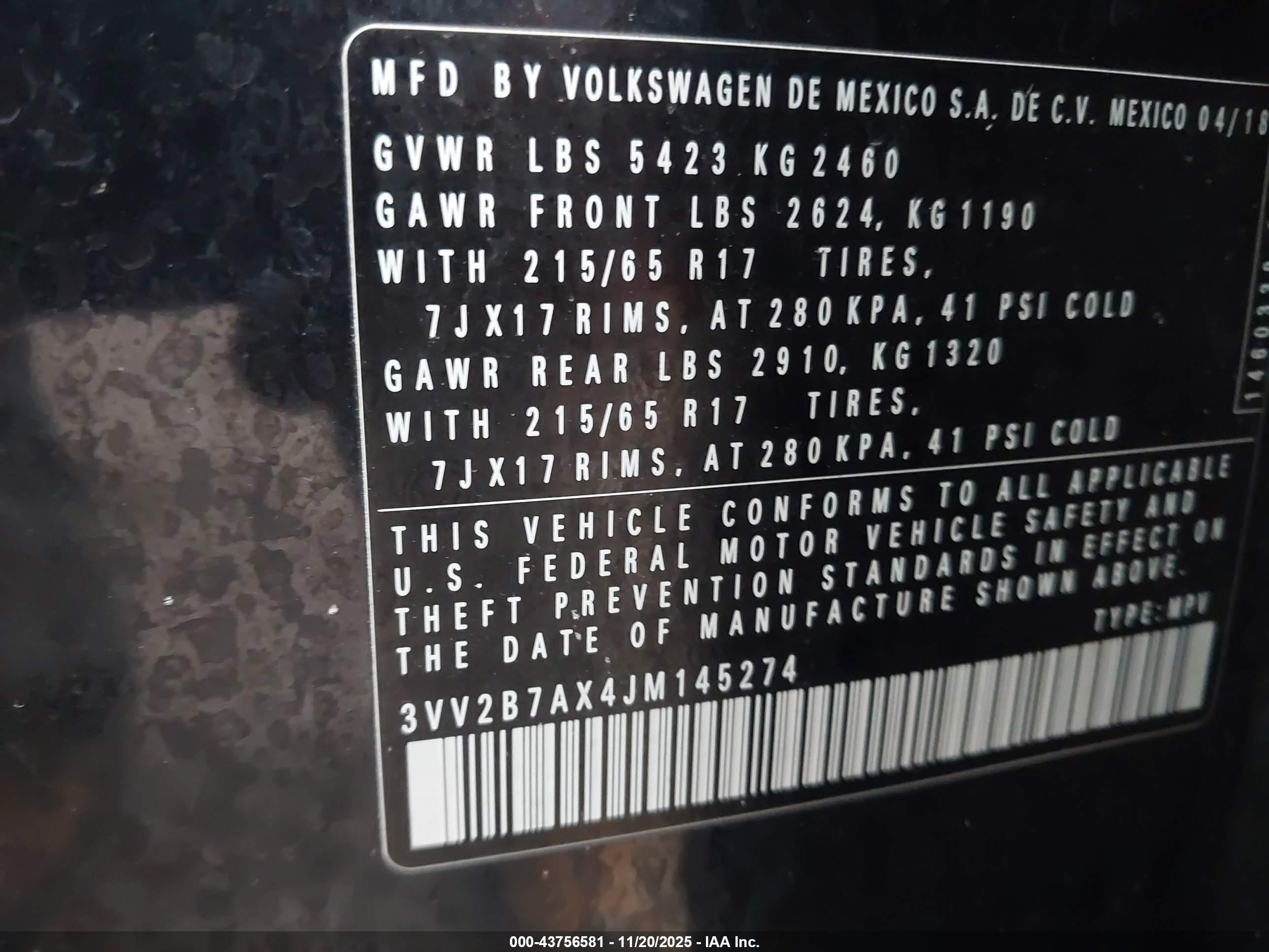 VOLKSWAGEN TIGUAN image 9