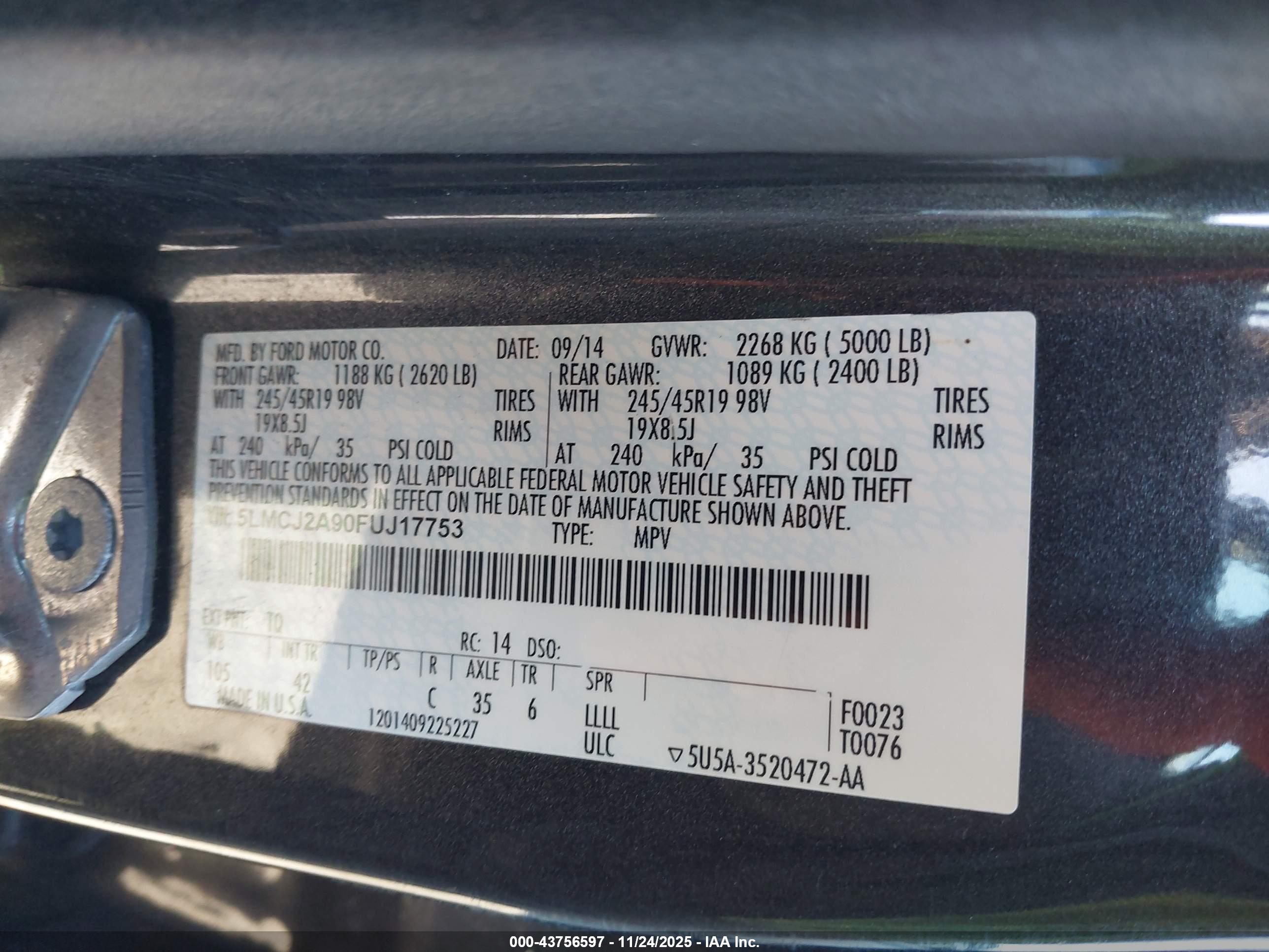 LINCOLN MKC image 9