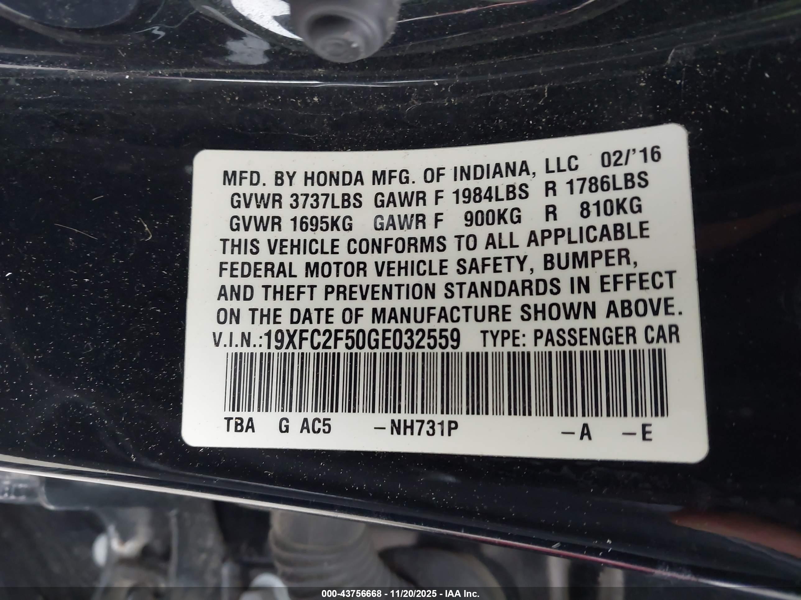 HONDA CIVIC image 9