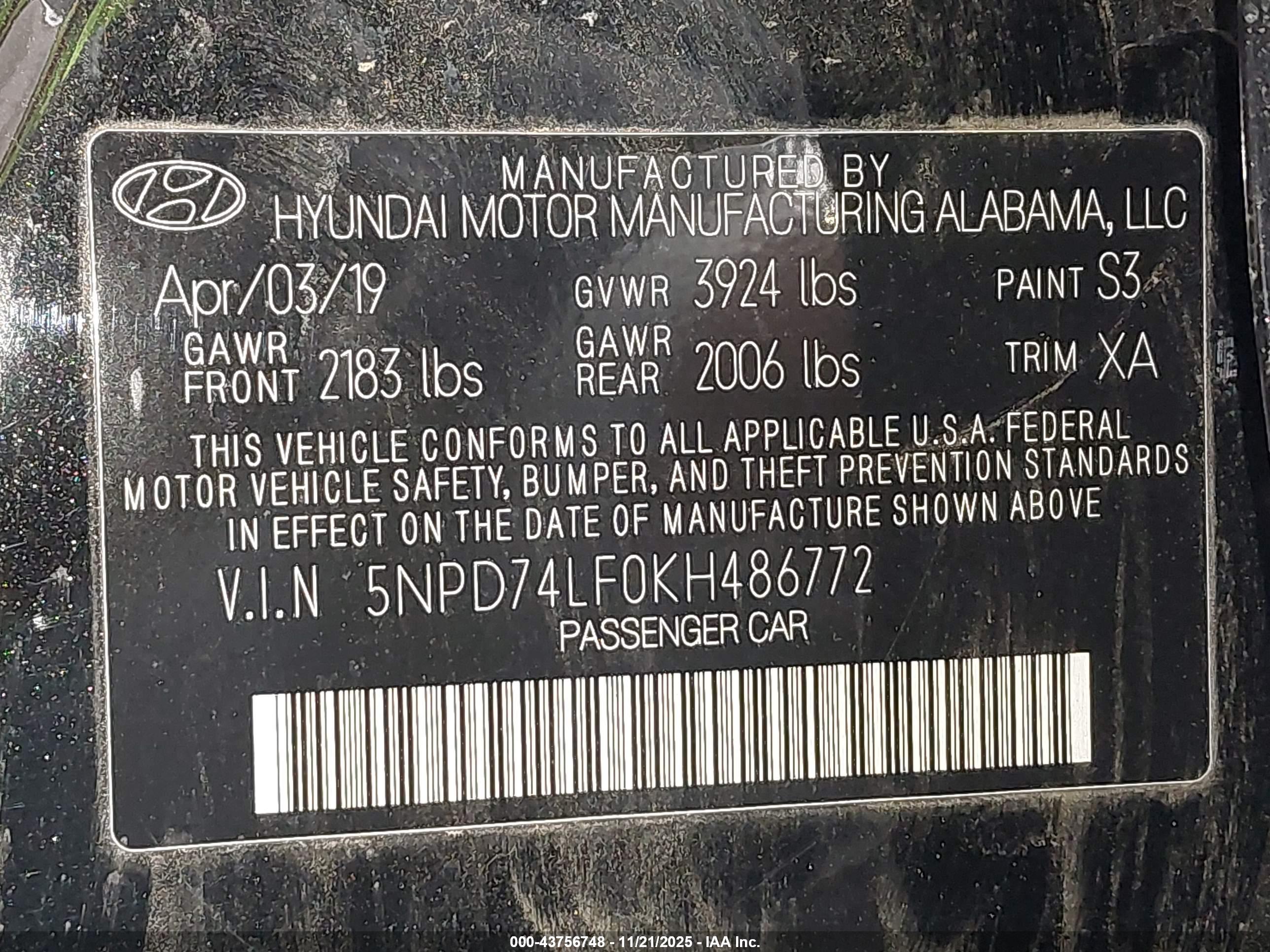 HYUNDAI ELANTRA image 9