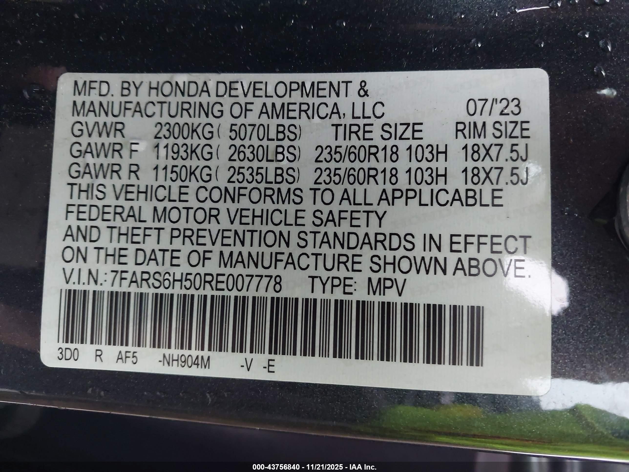 HONDA CR-V image 9