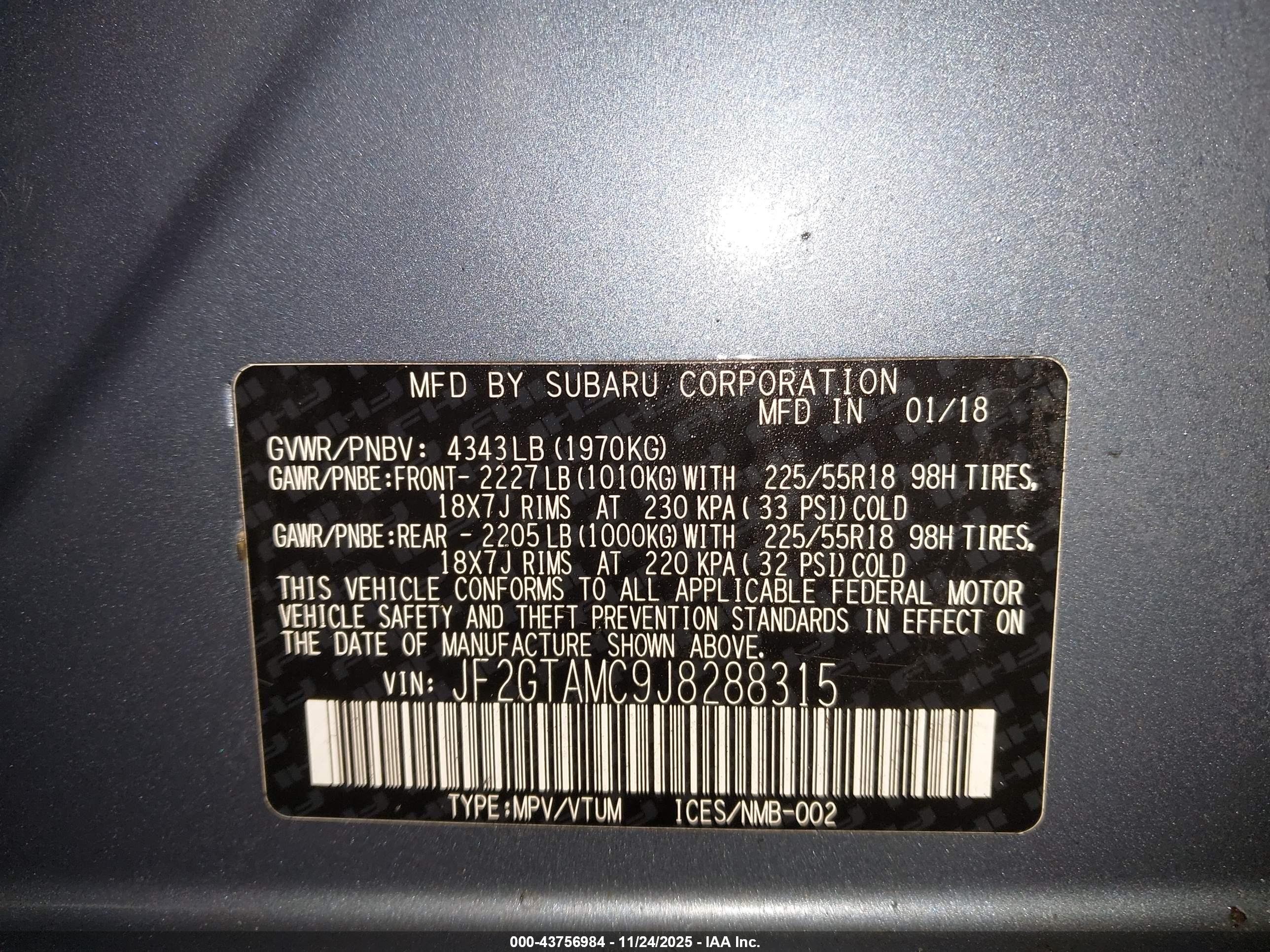 SUBARU CROSSTREK image 9
