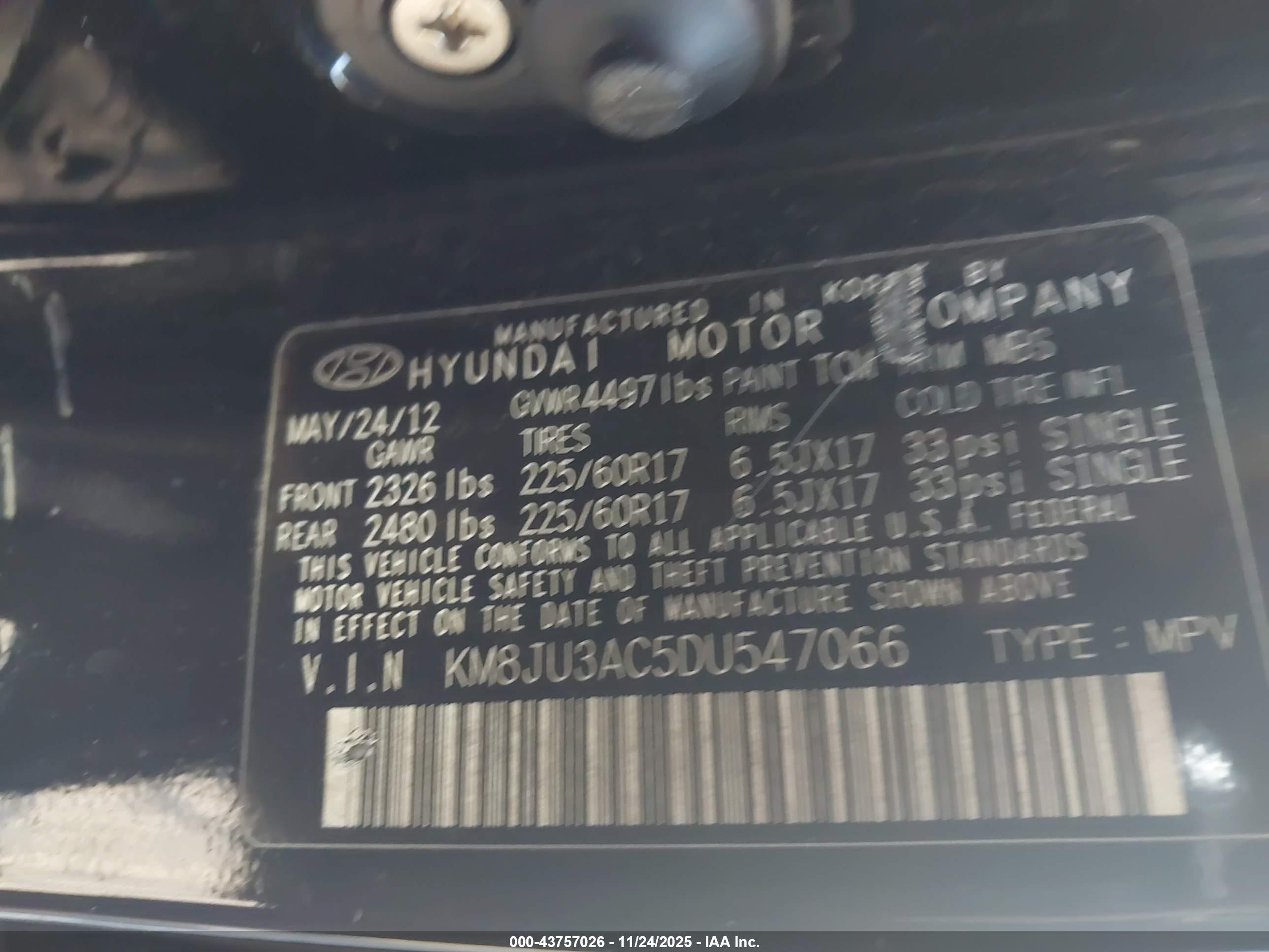 HYUNDAI TUCSON image 9