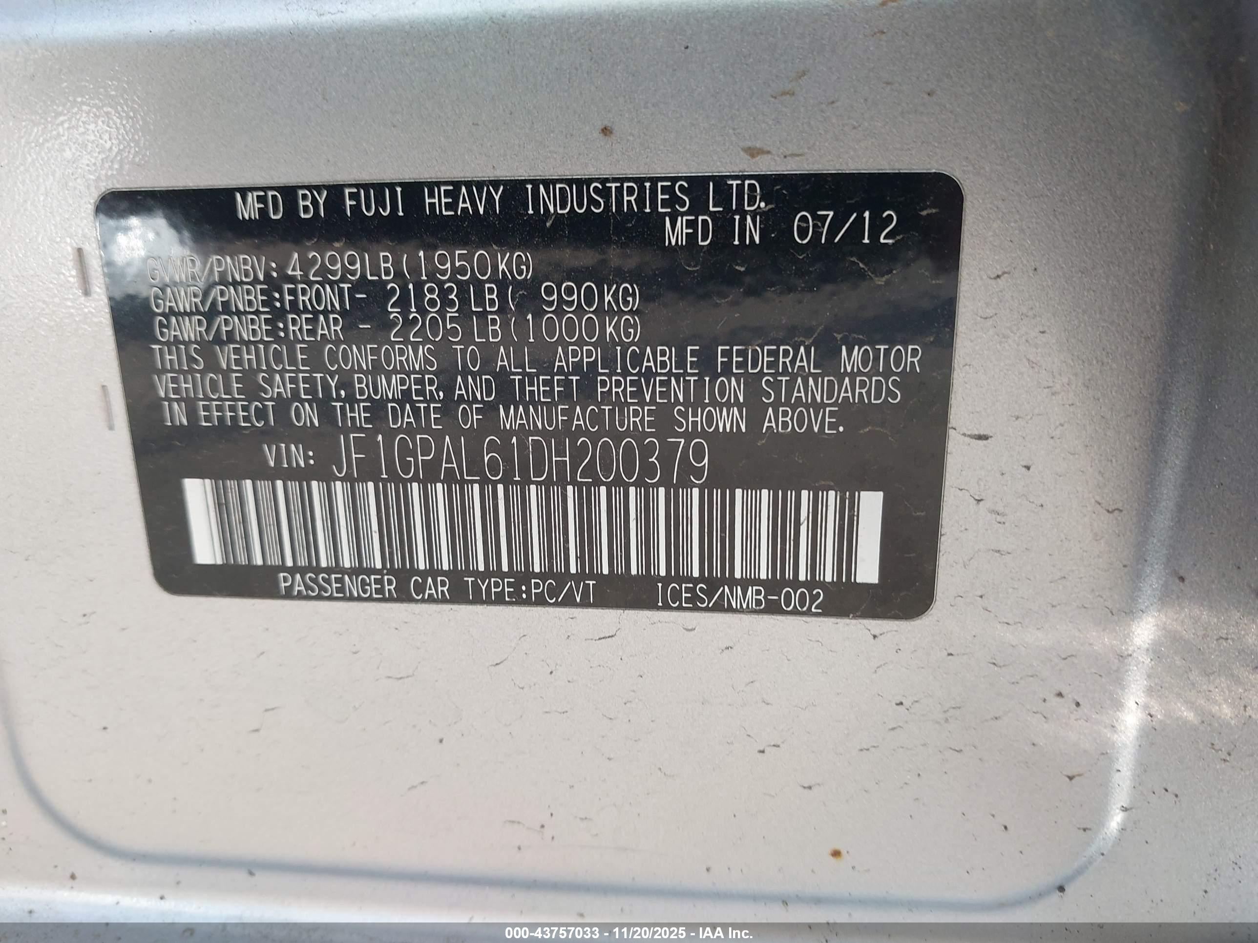 SUBARU IMPREZA image 9