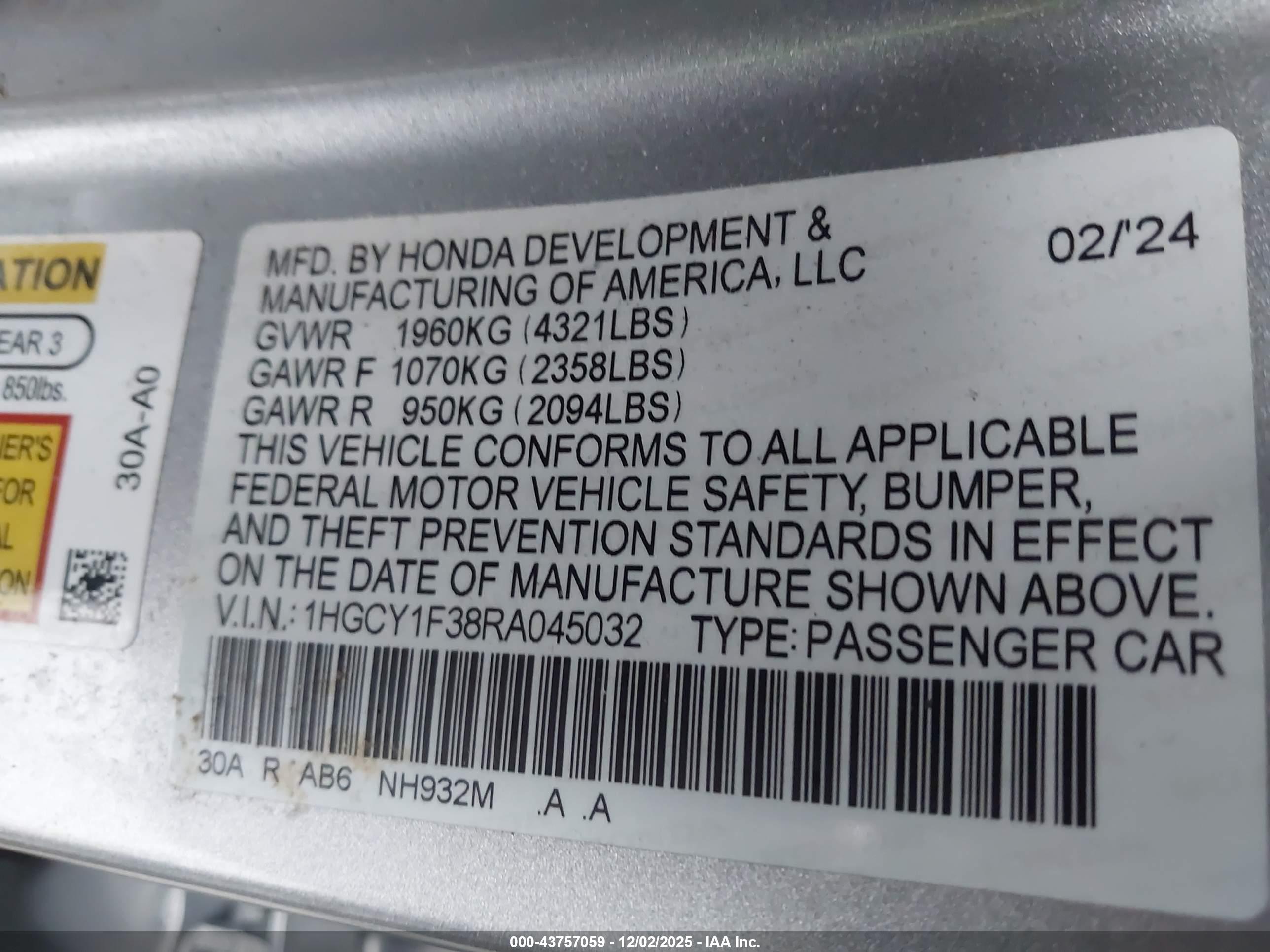 HONDA ACCORD image 9