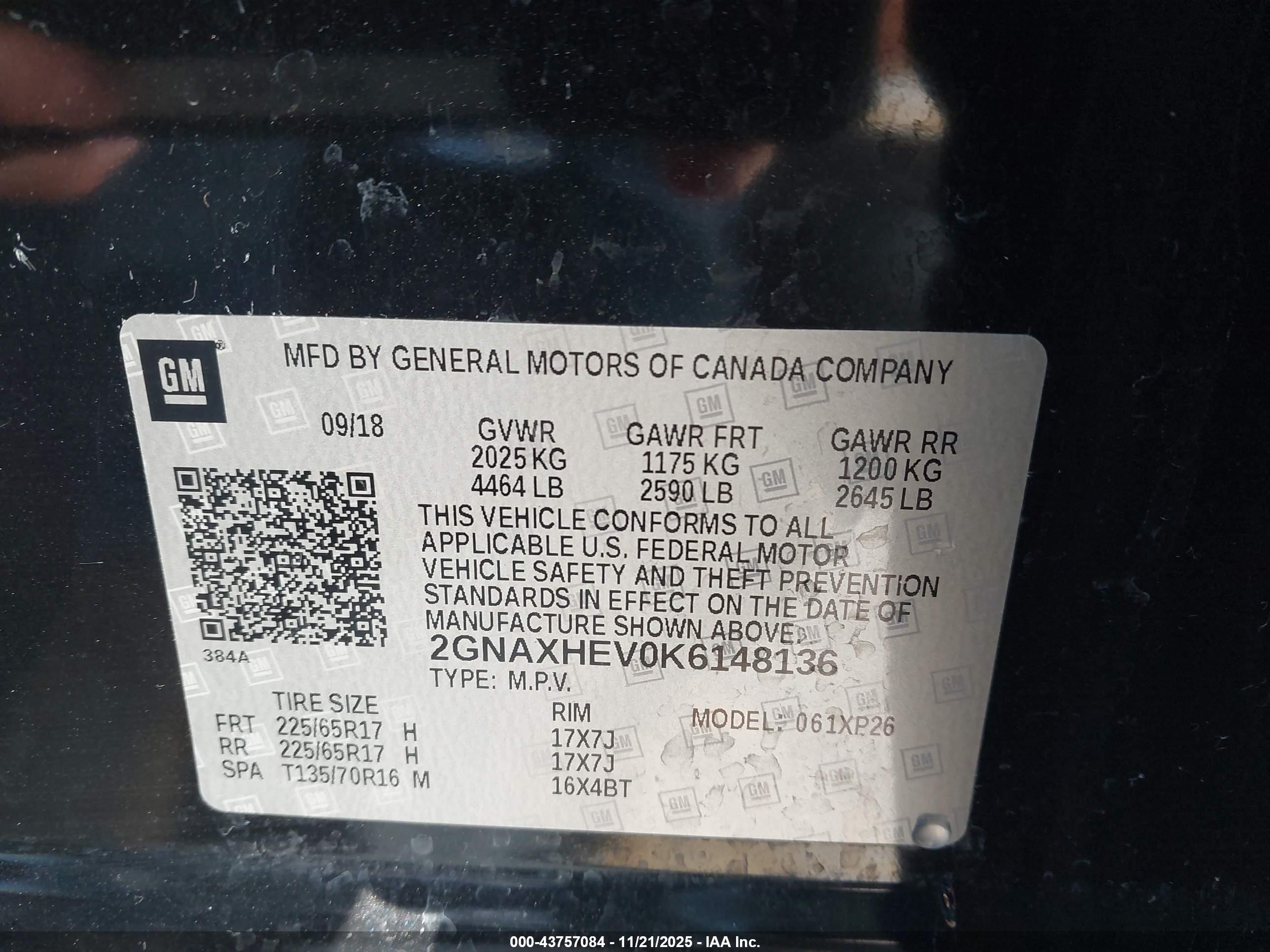 CHEVROLET EQUINOX image 9