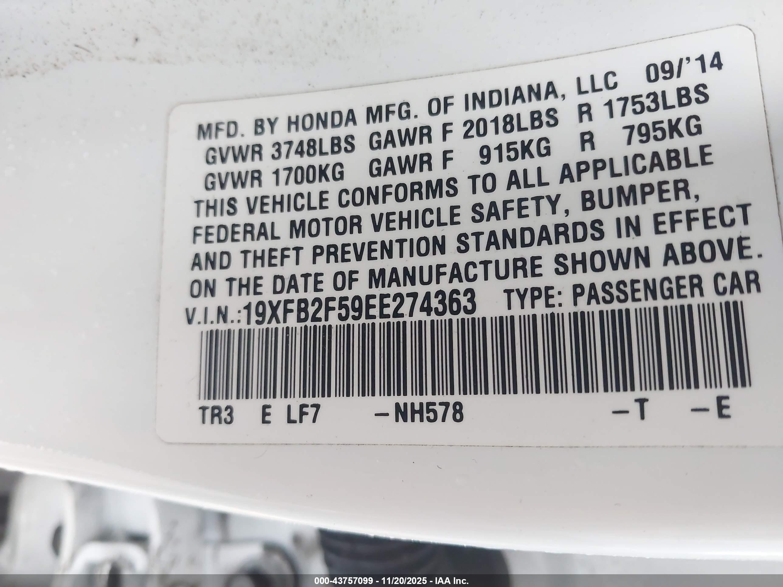 HONDA CIVIC image 9