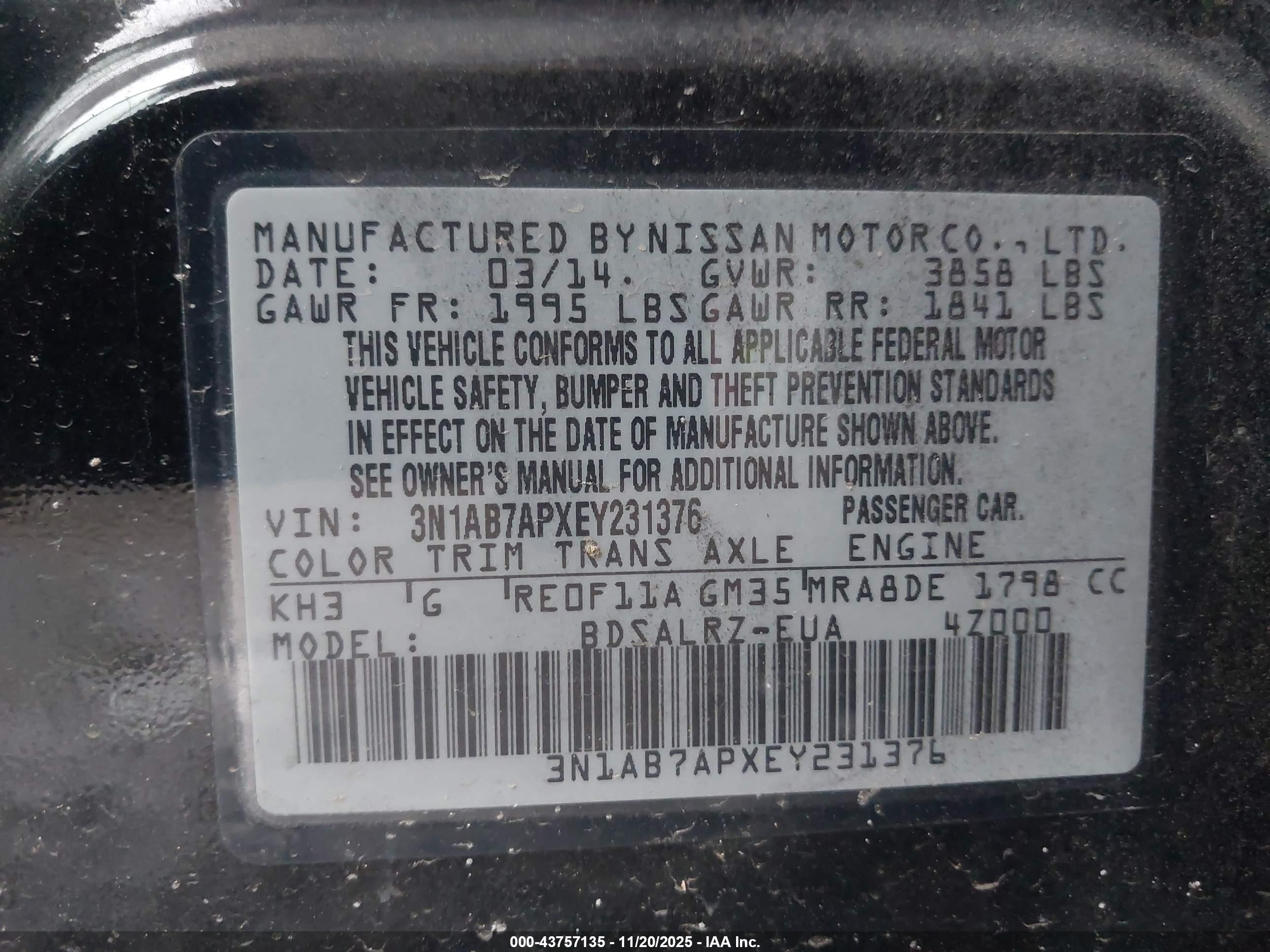 NISSAN SENTRA image 9