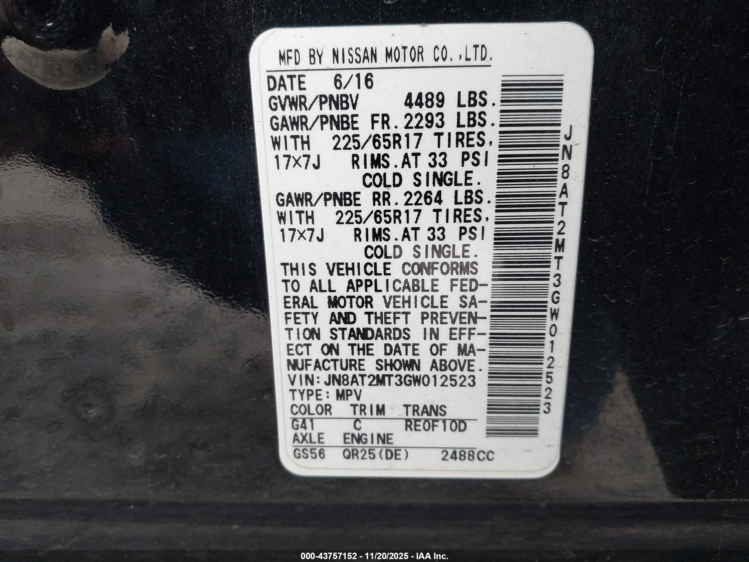 NISSAN ROGUE image 9