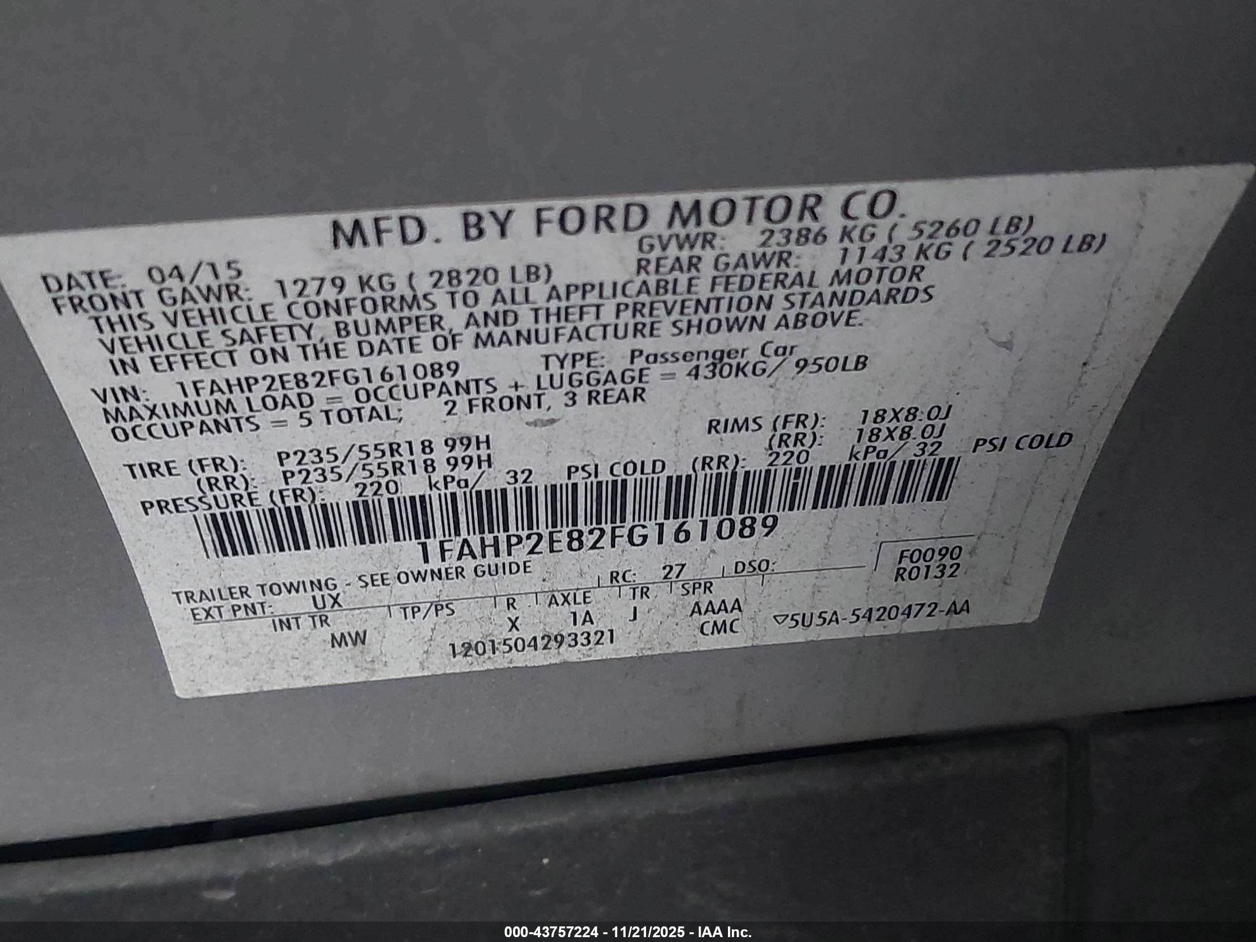 FORD TAURUS image 9