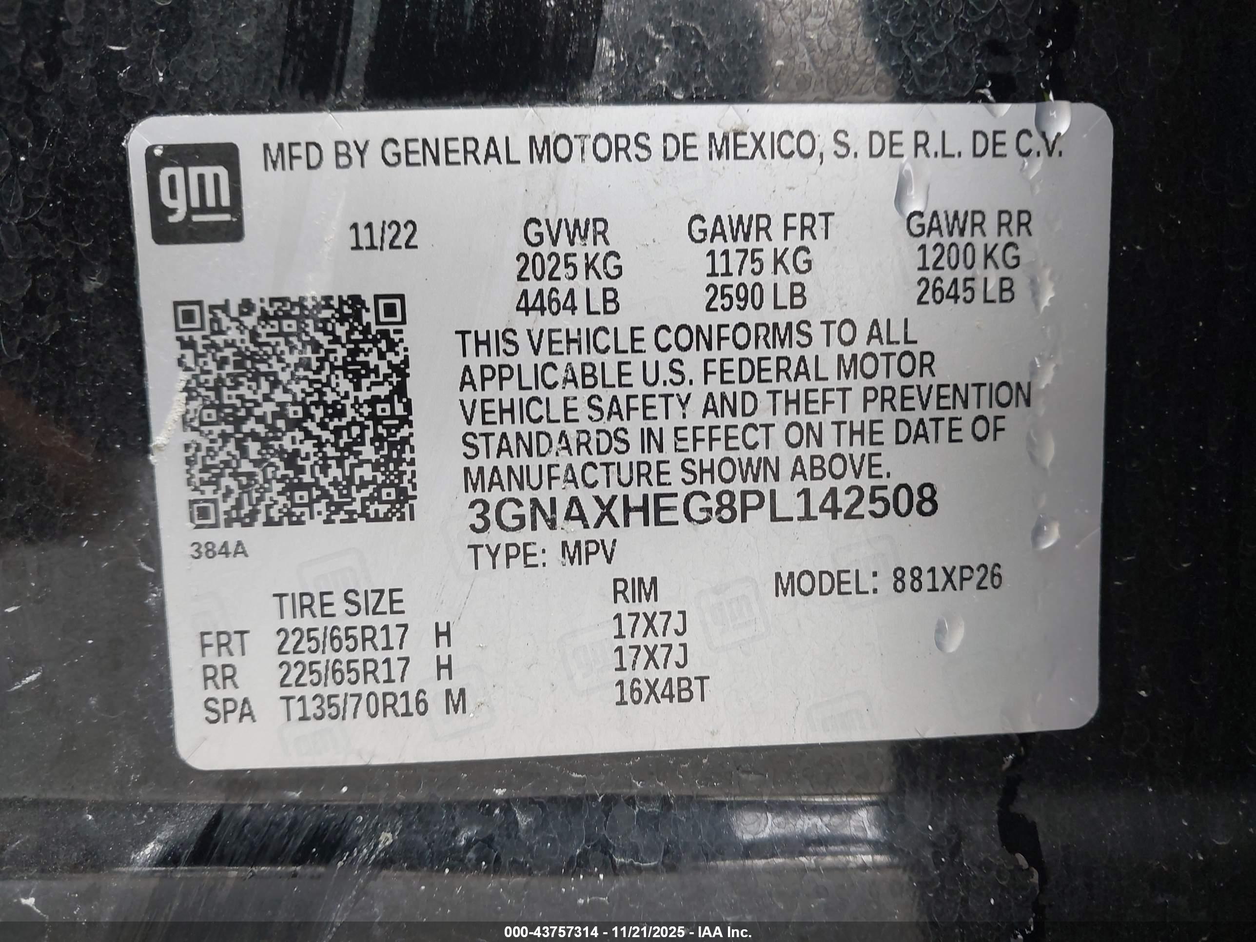 CHEVROLET EQUINOX image 9