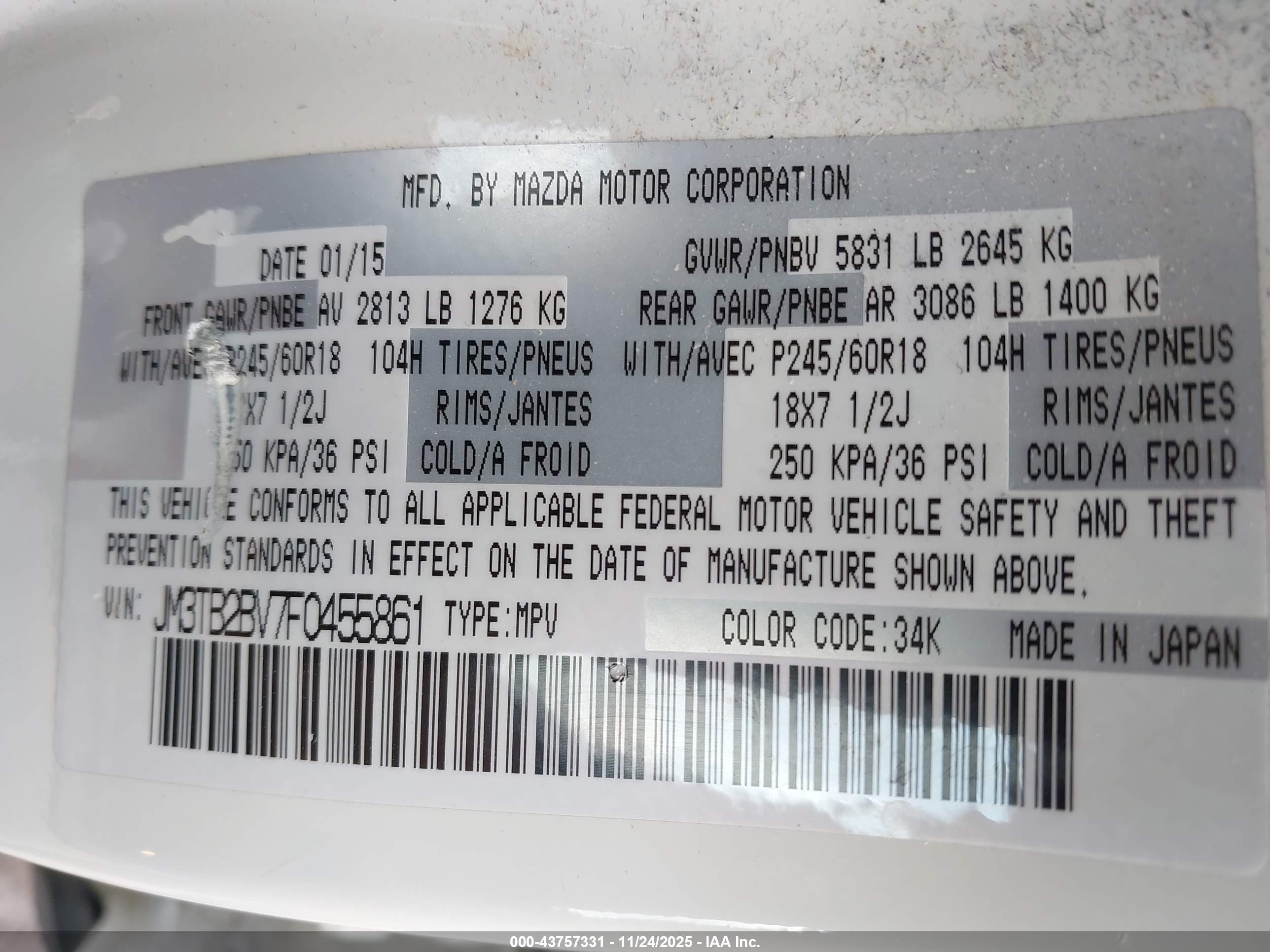 MAZDA CX-9 image 9