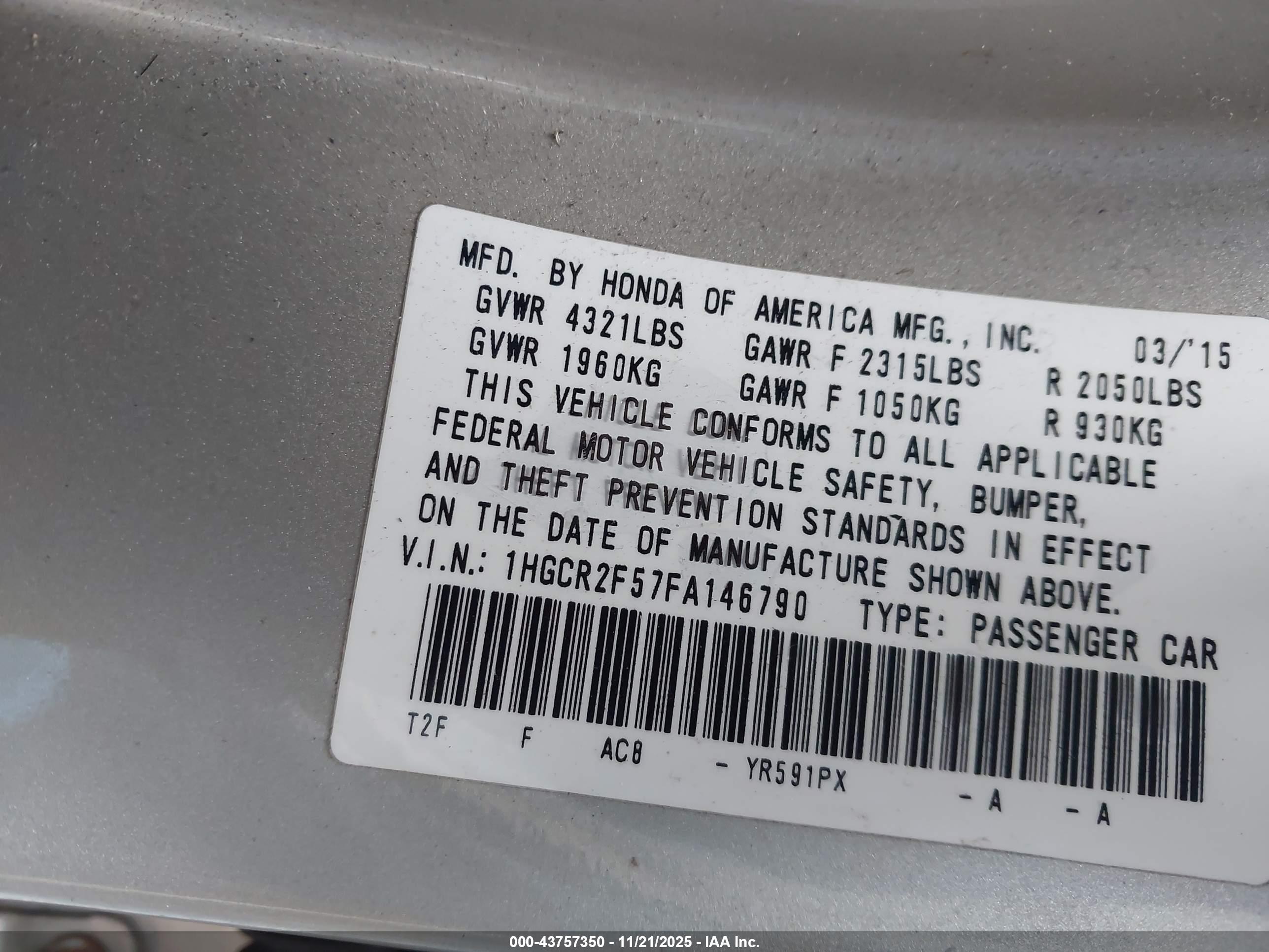 HONDA ACCORD image 9