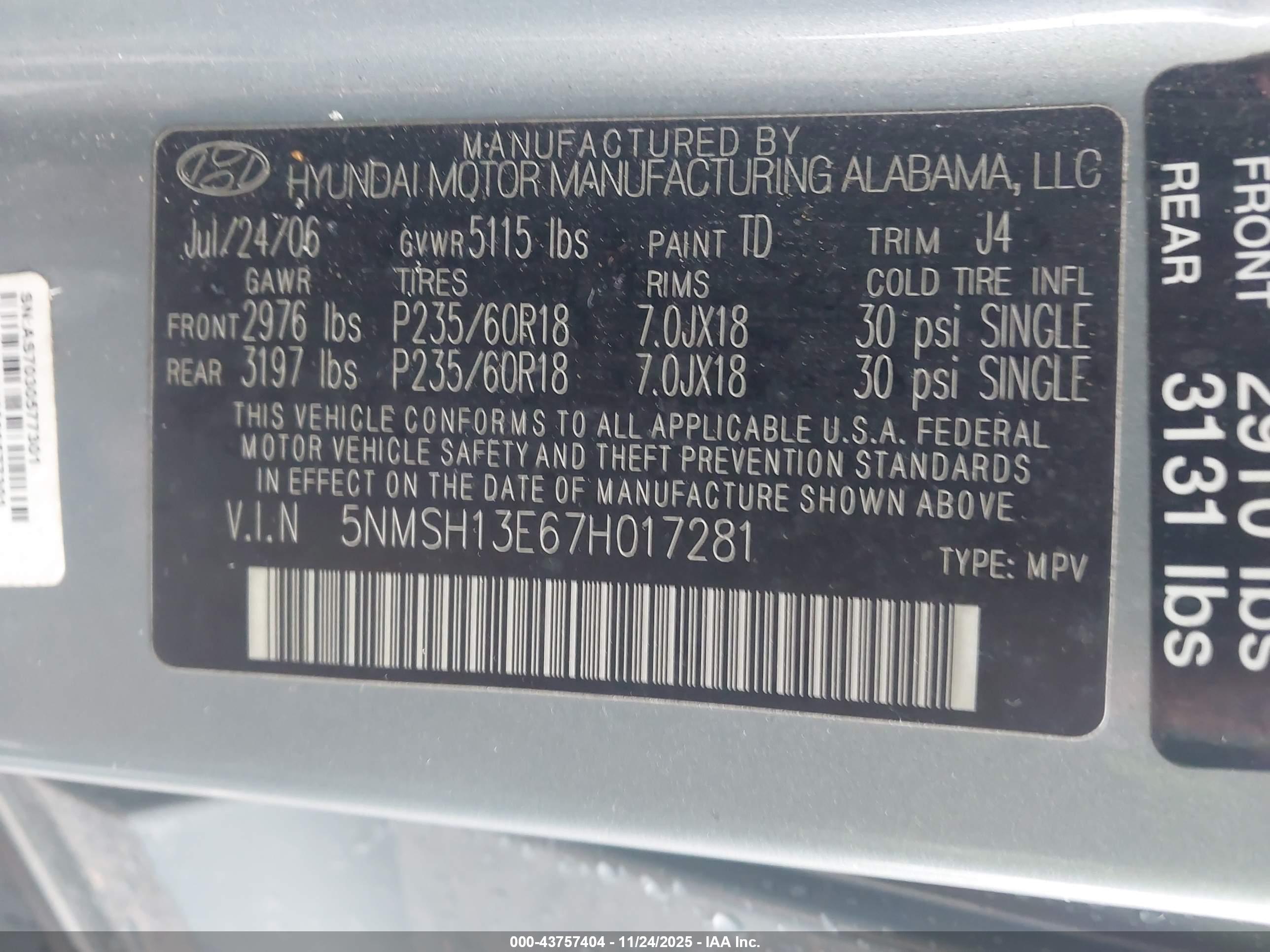 HYUNDAI SANTA image 9
