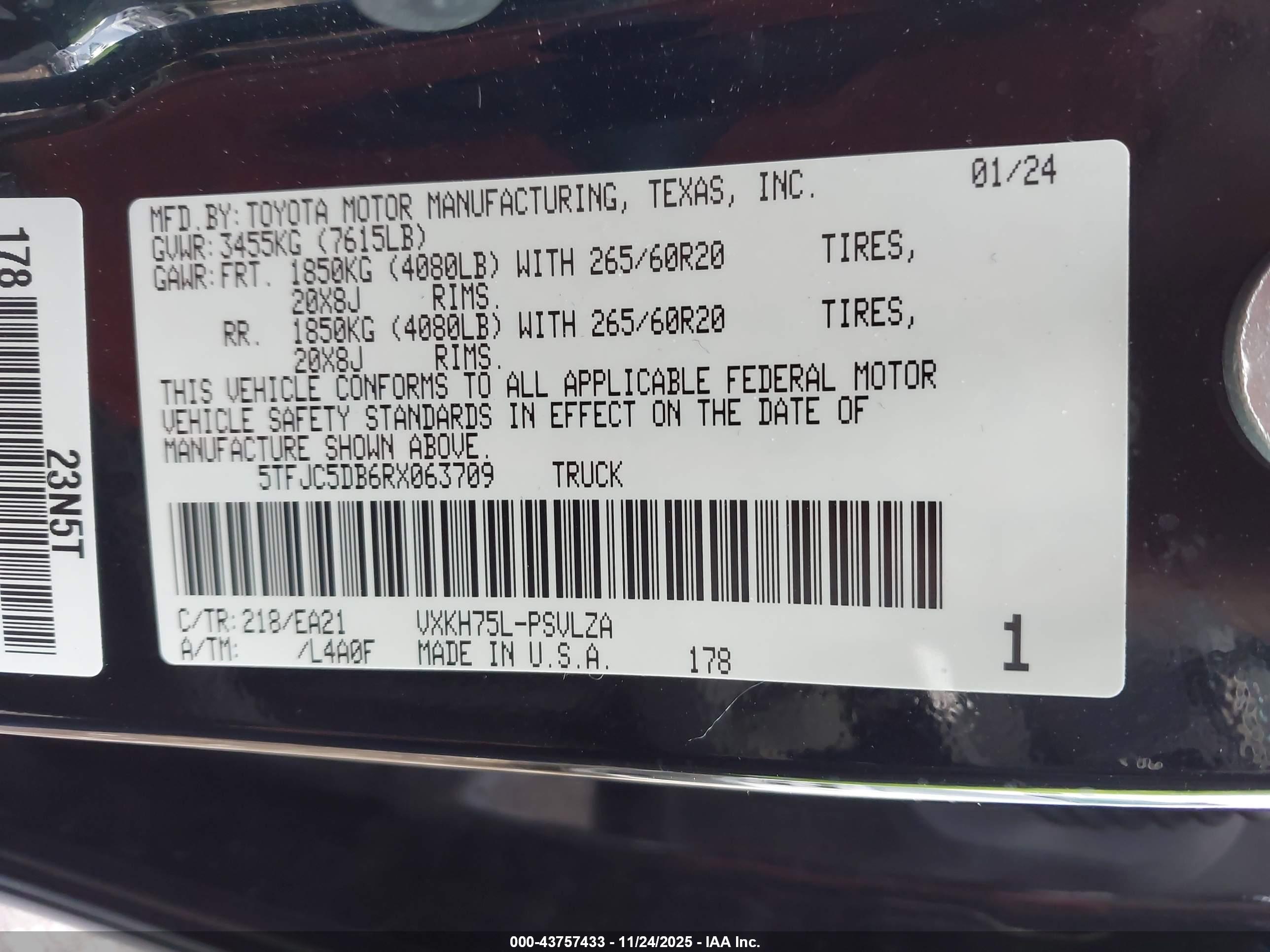 TOYOTA TUNDRA image 9