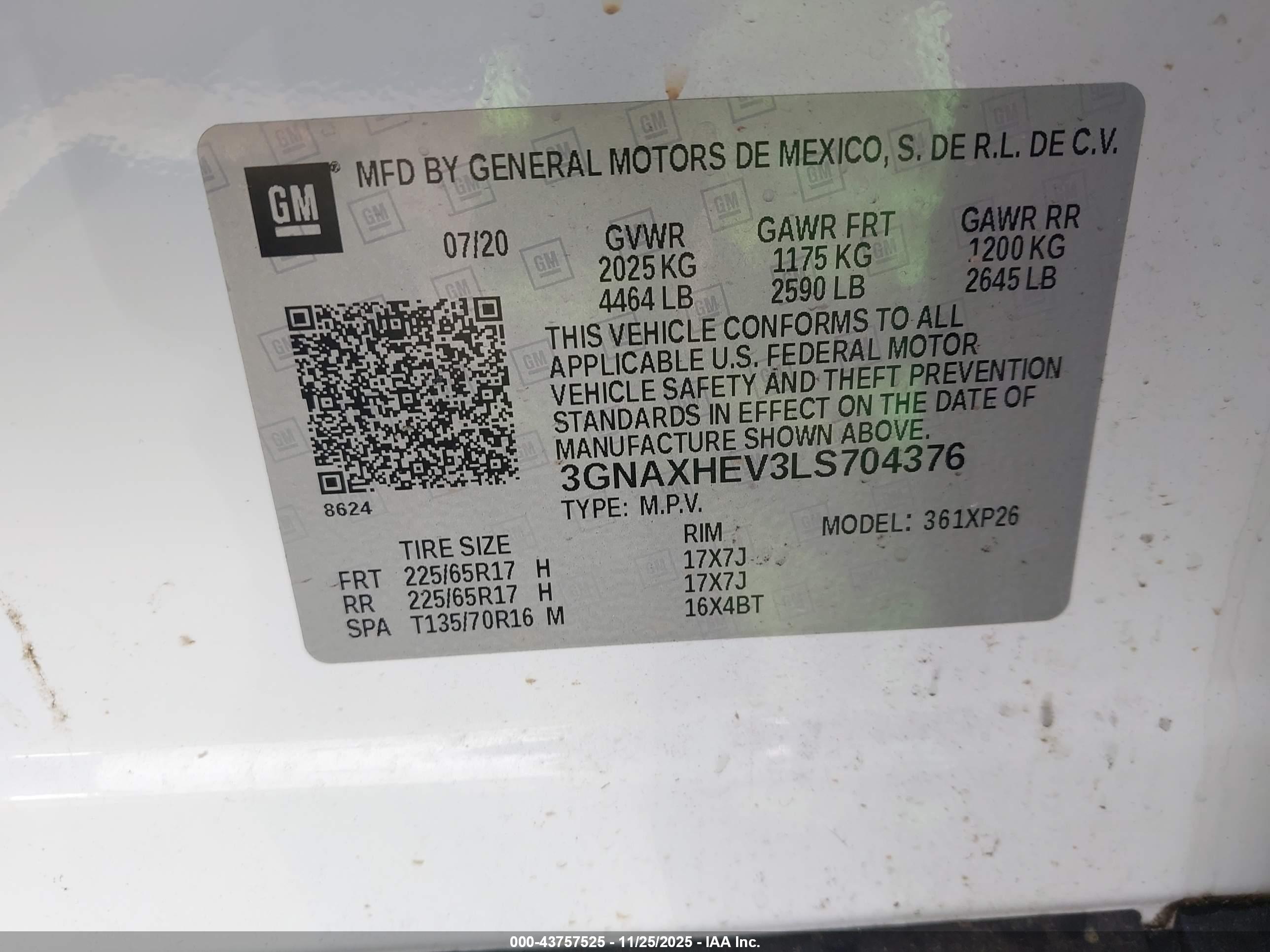 CHEVROLET EQUINOX image 9