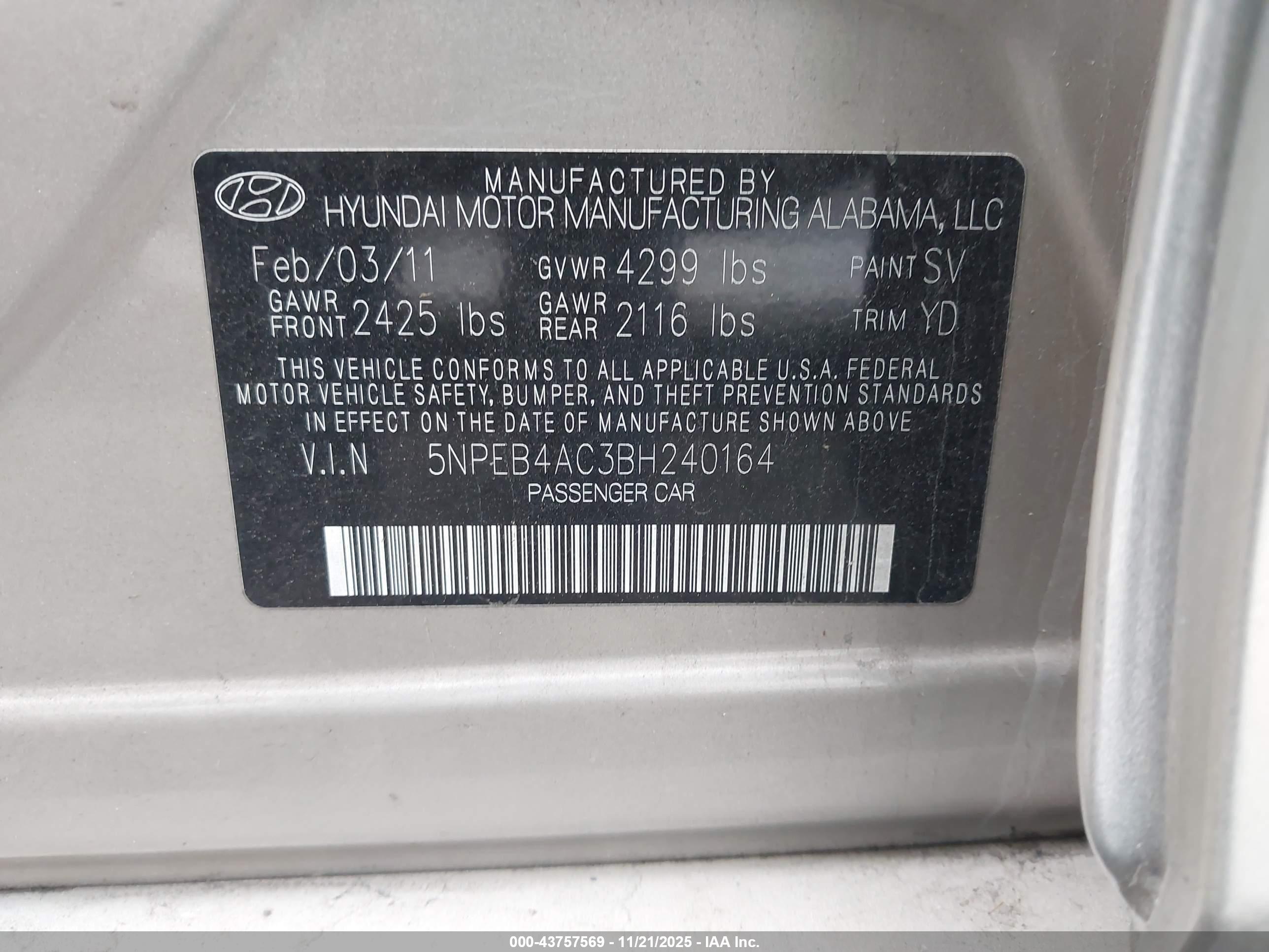 HYUNDAI SONATA image 9