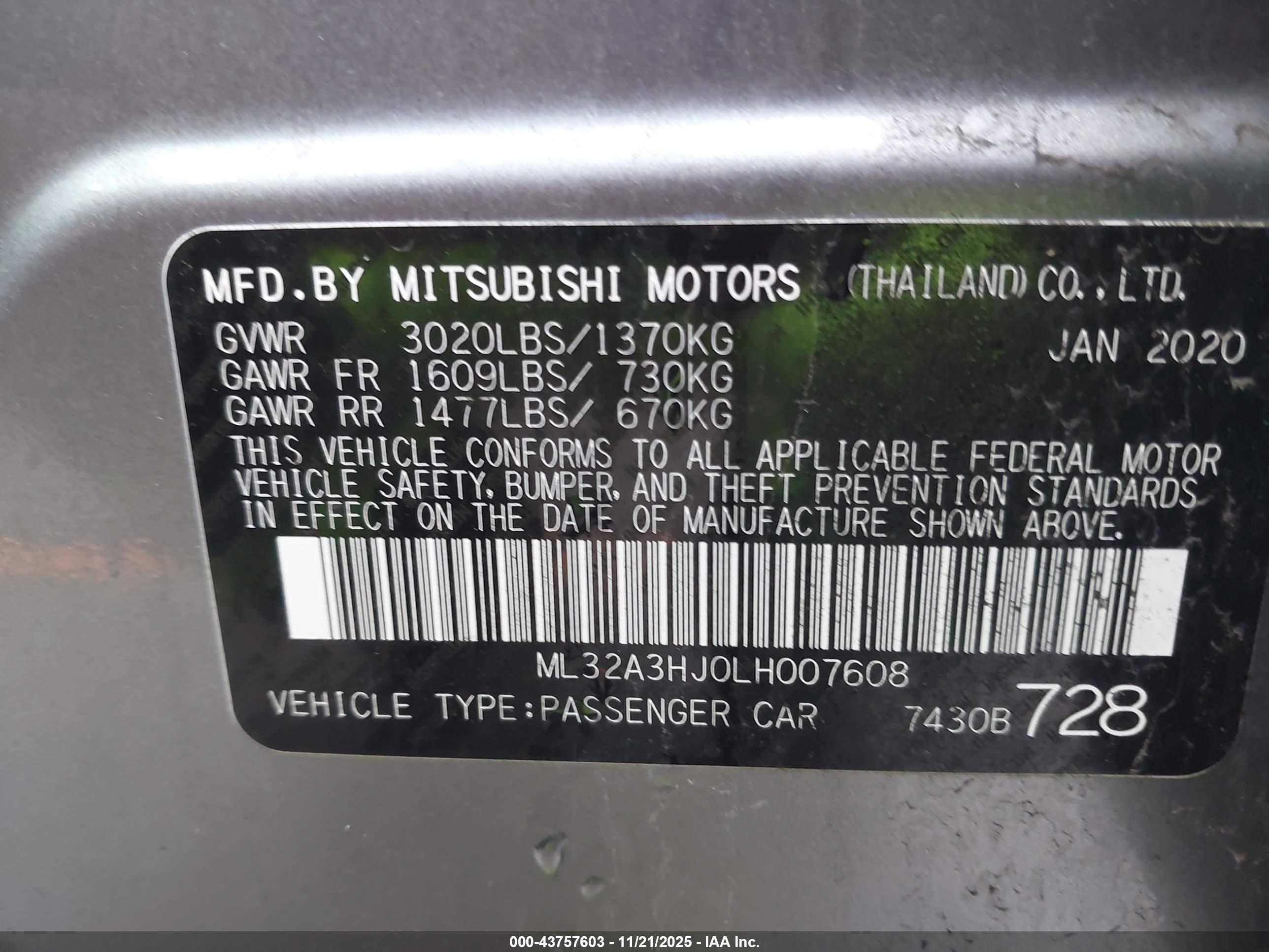 MITSUBISHI MIRAGE image 9