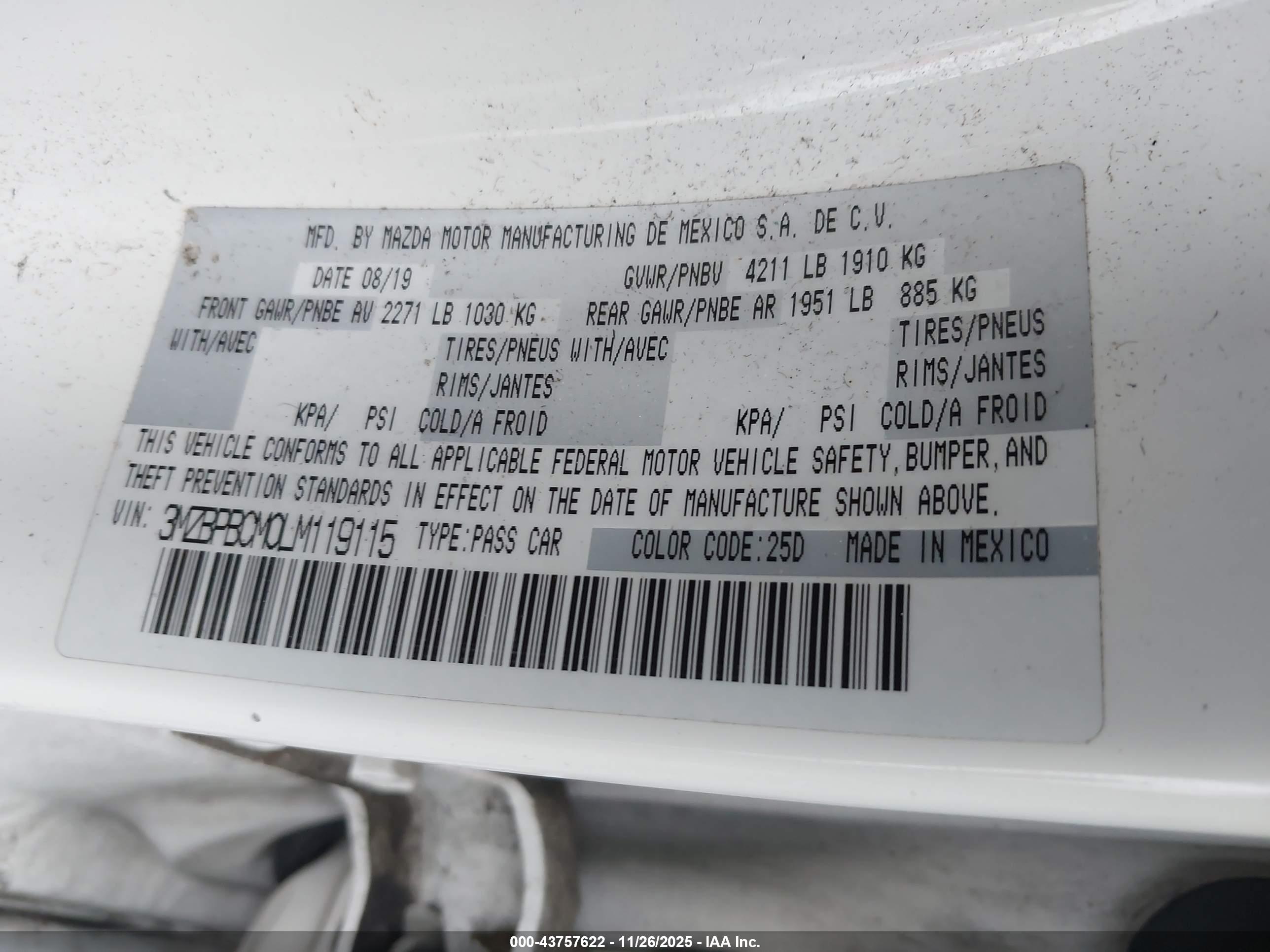 MAZDA MAZDA3 image 9