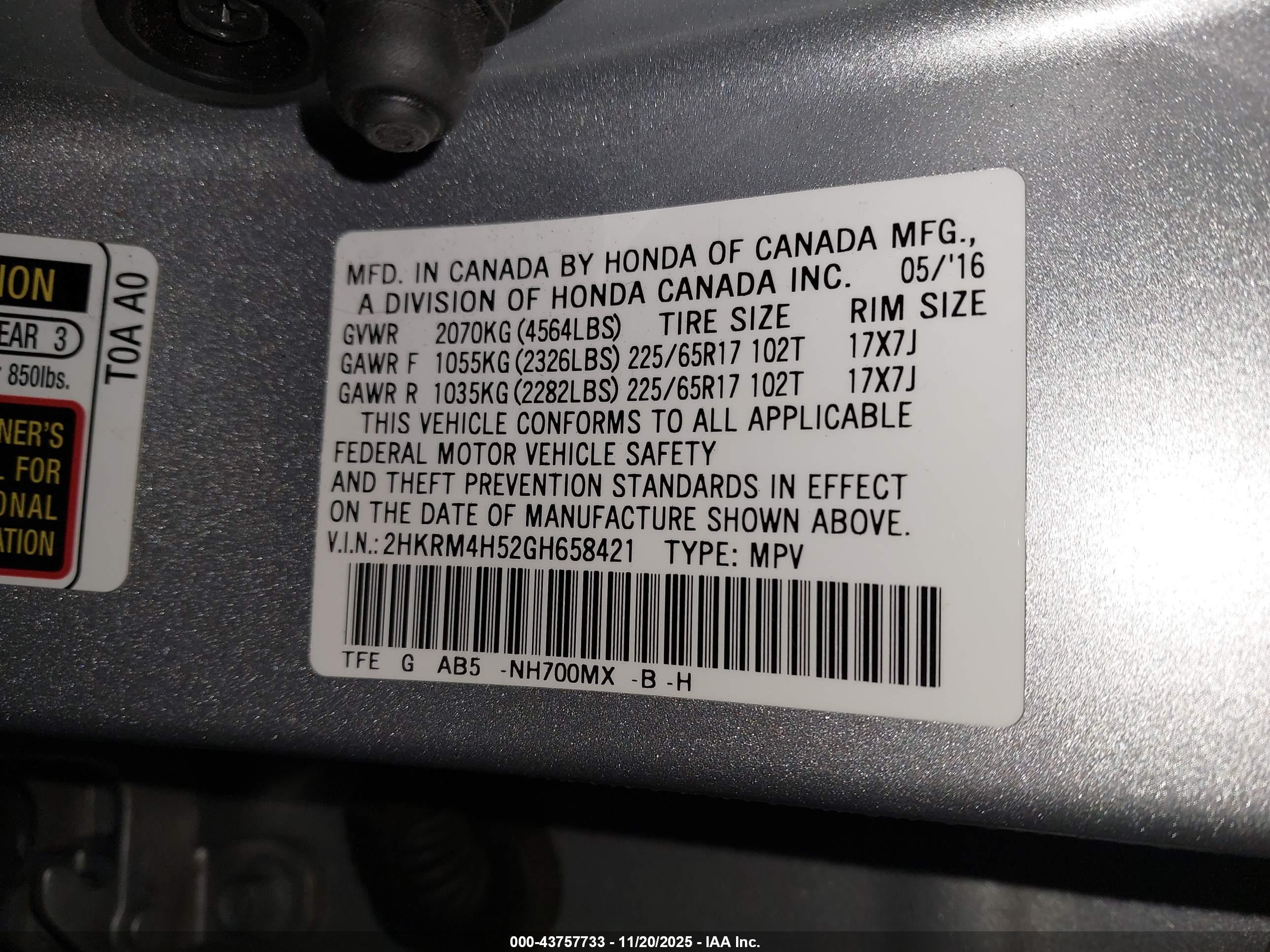 HONDA CR-V image 9