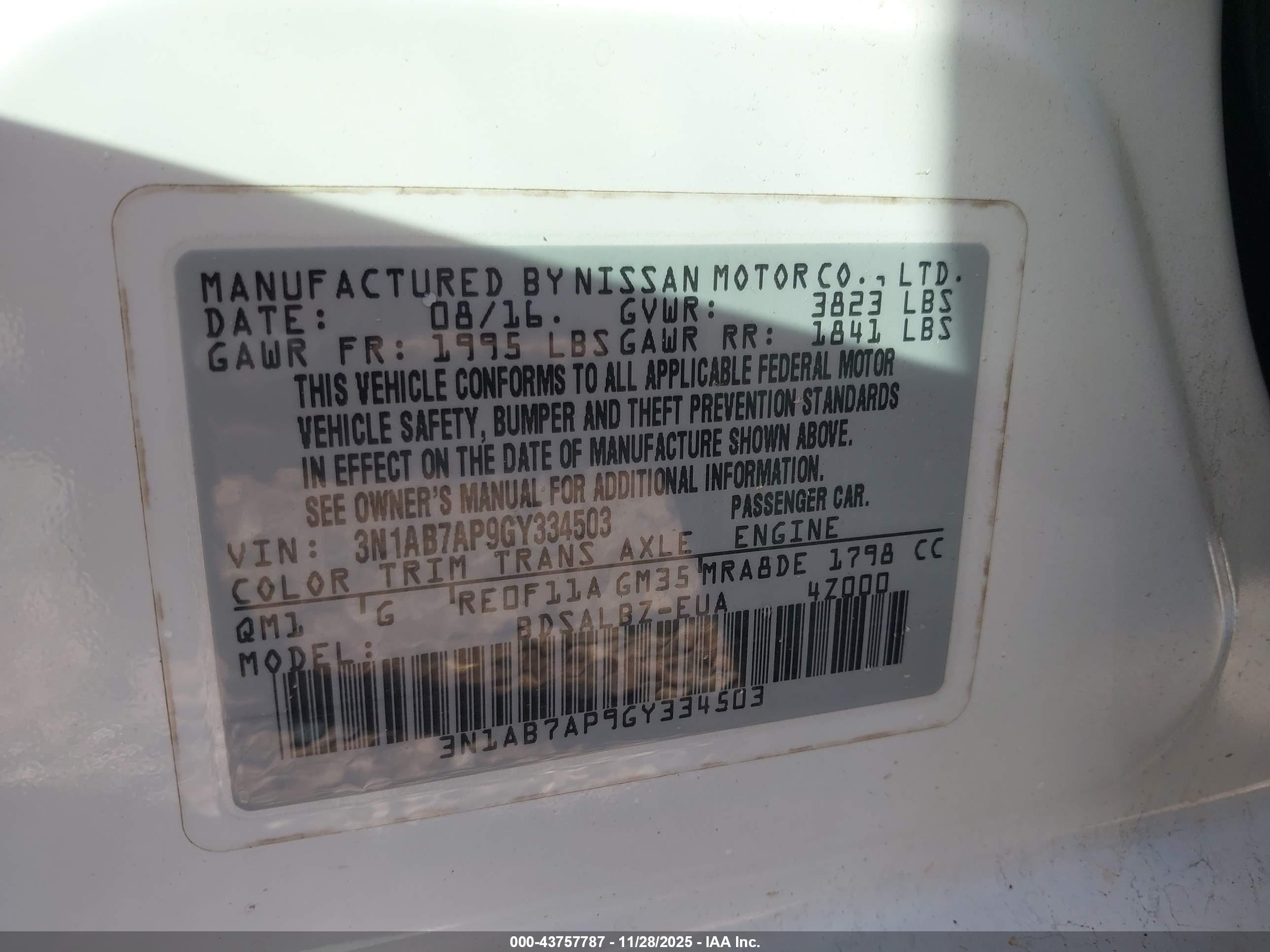 NISSAN SENTRA image 9