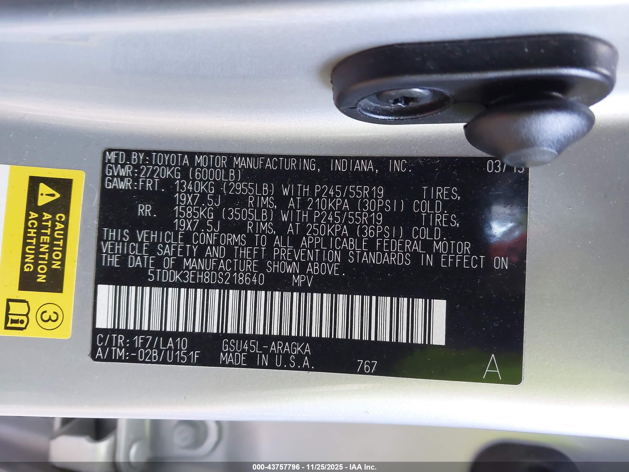 TOYOTA HIGHLANDER image 9