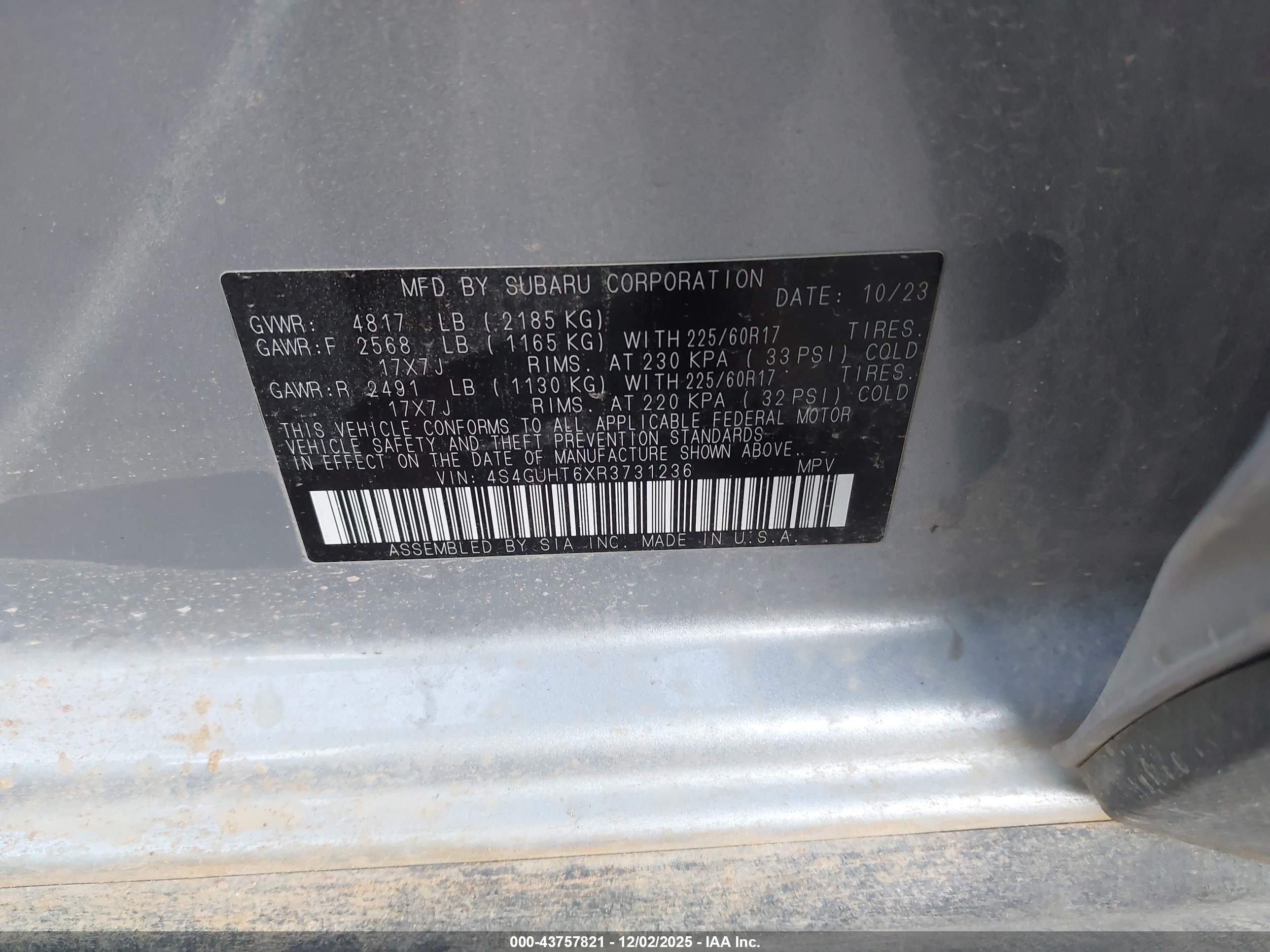 SUBARU CROSSTREK image 9