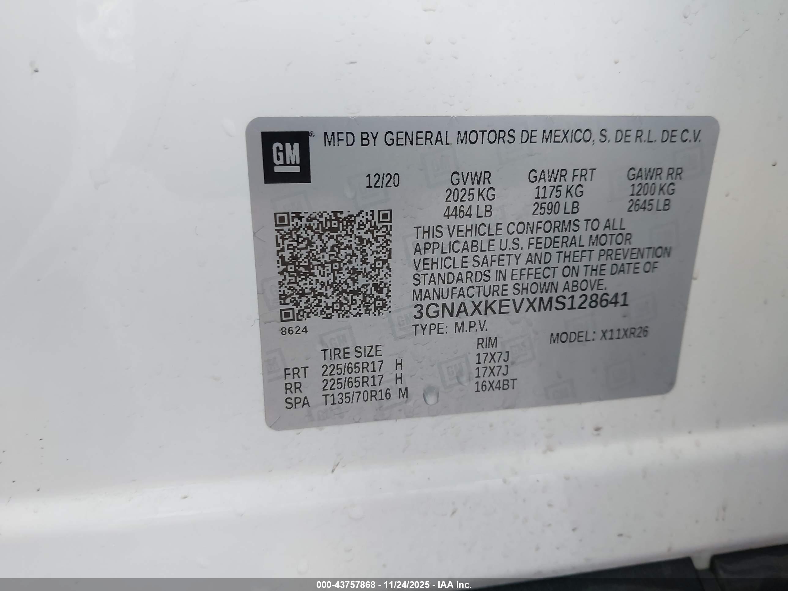 CHEVROLET EQUINOX image 9