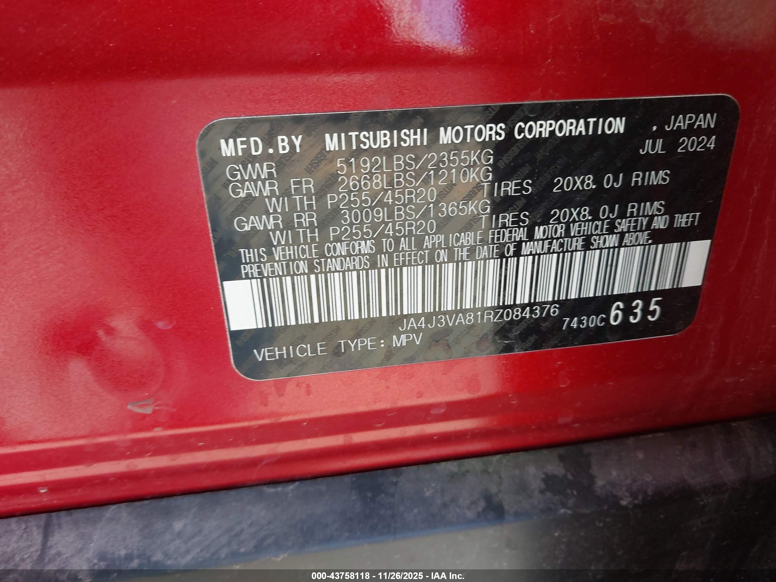 MITSUBISHI OUTLANDER image 9