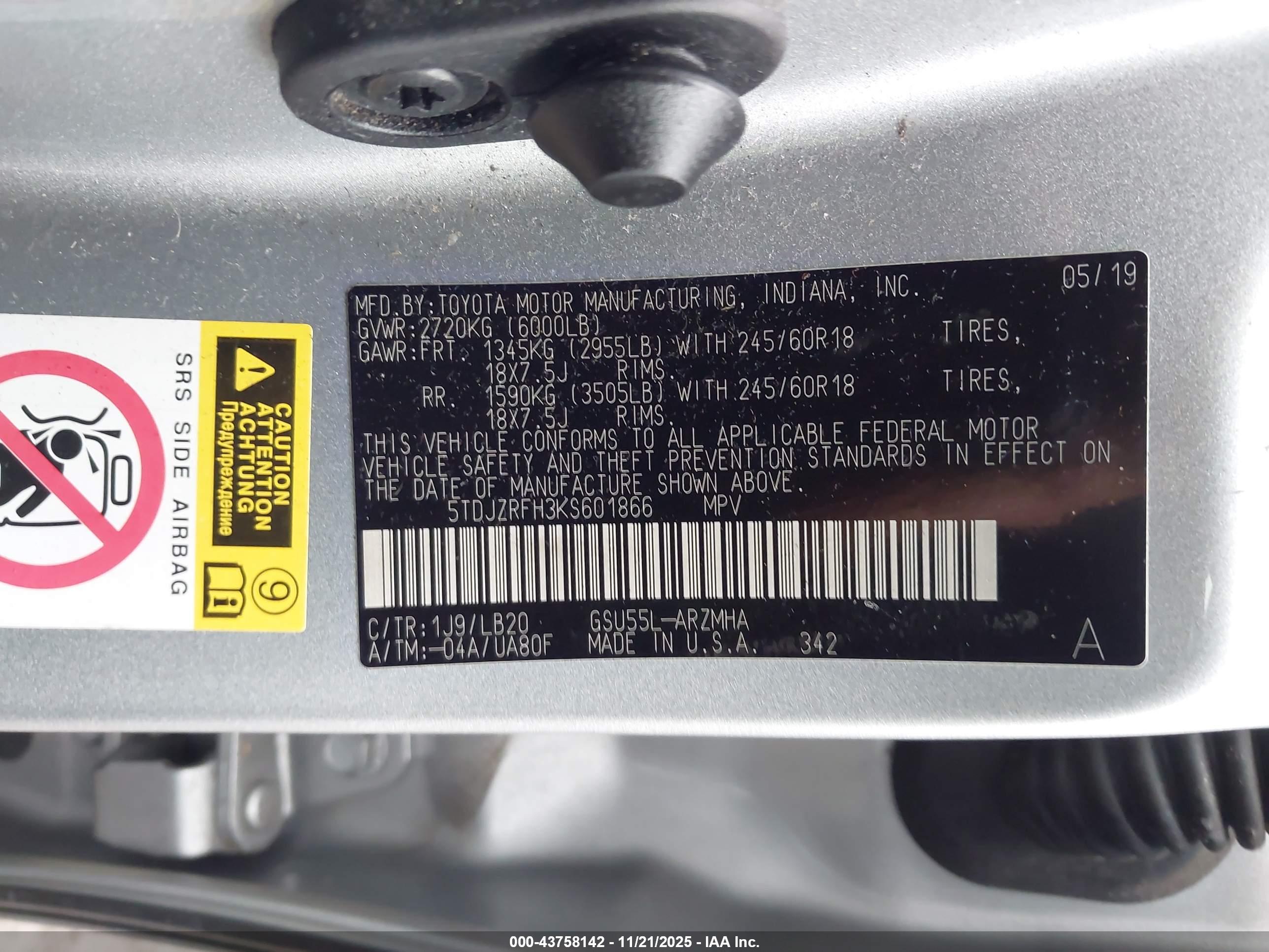 TOYOTA HIGHLANDER image 9