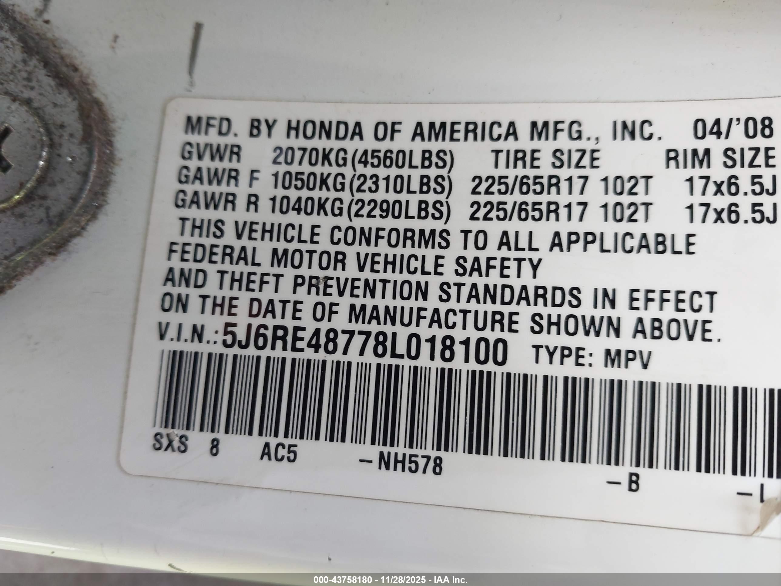 HONDA CR-V image 9
