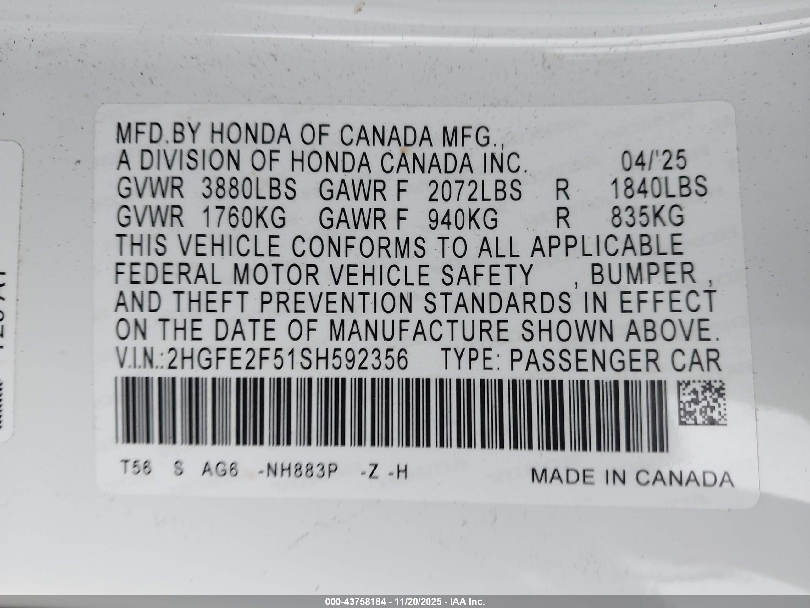 HONDA CIVIC image 9