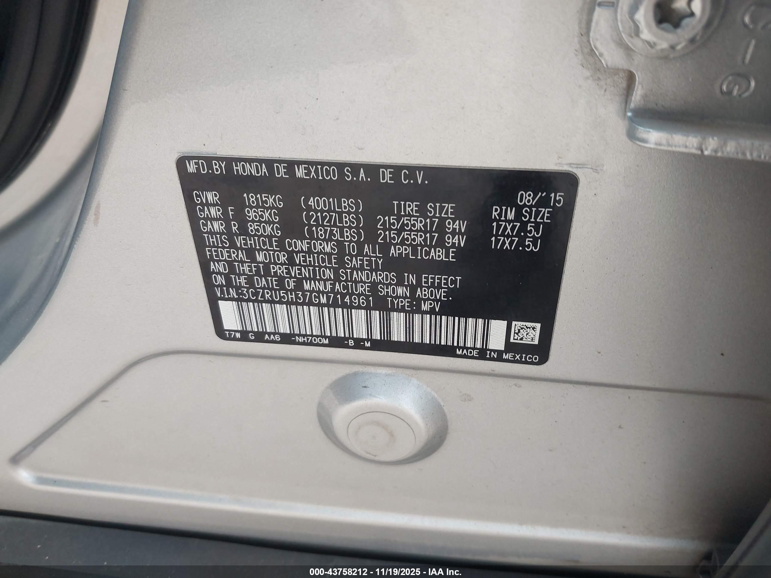 HONDA HR-V image 9