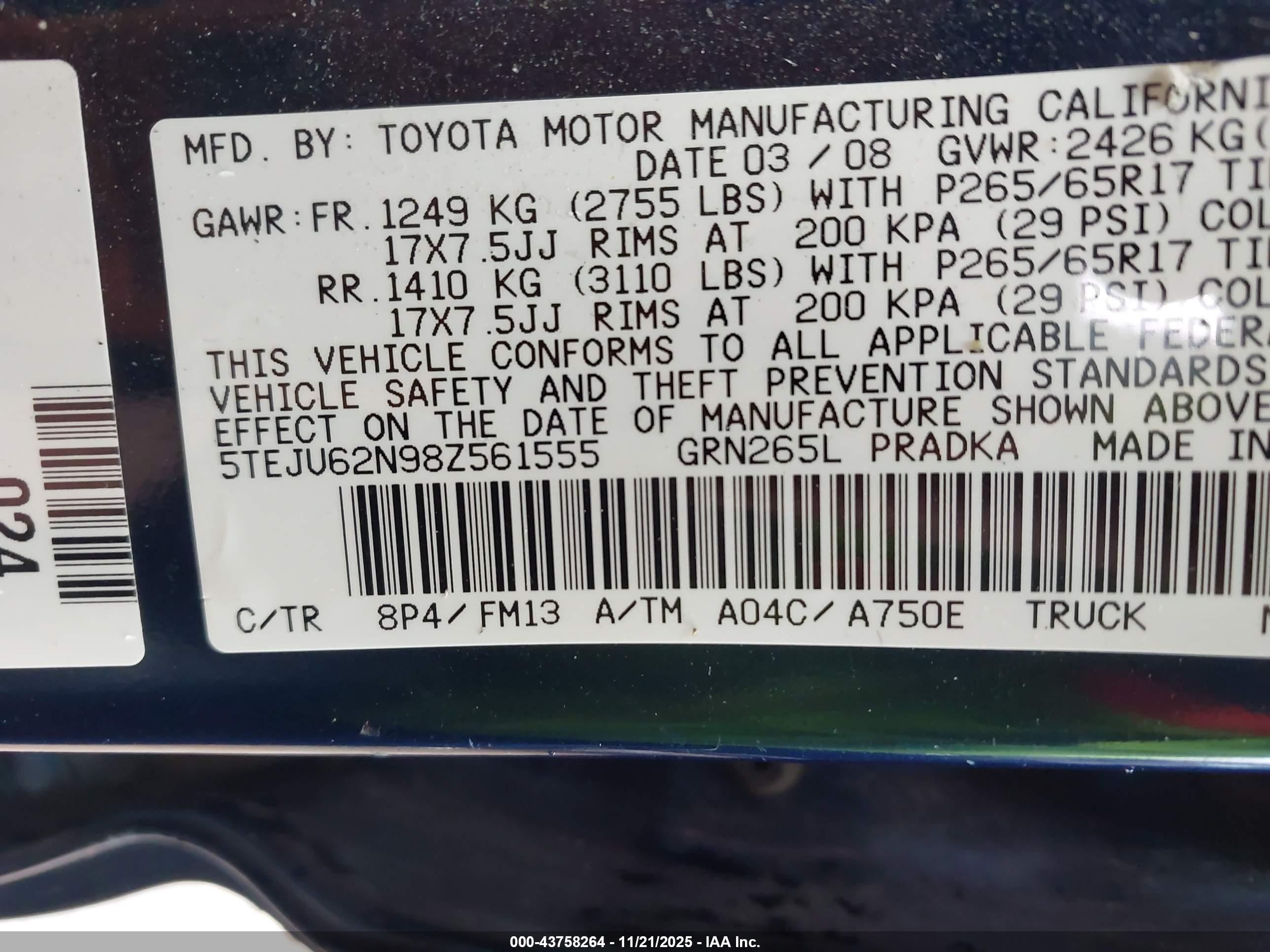 TOYOTA TACOMA image 9