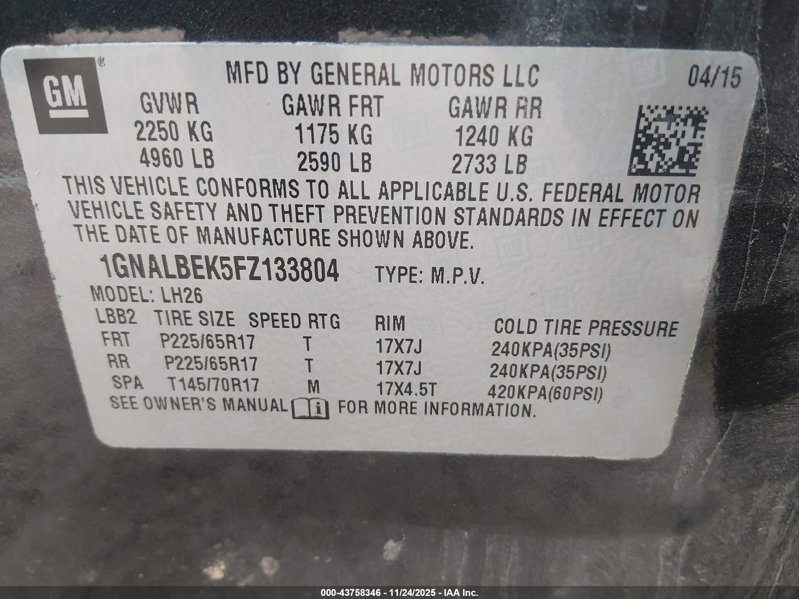 CHEVROLET EQUINOX image 9