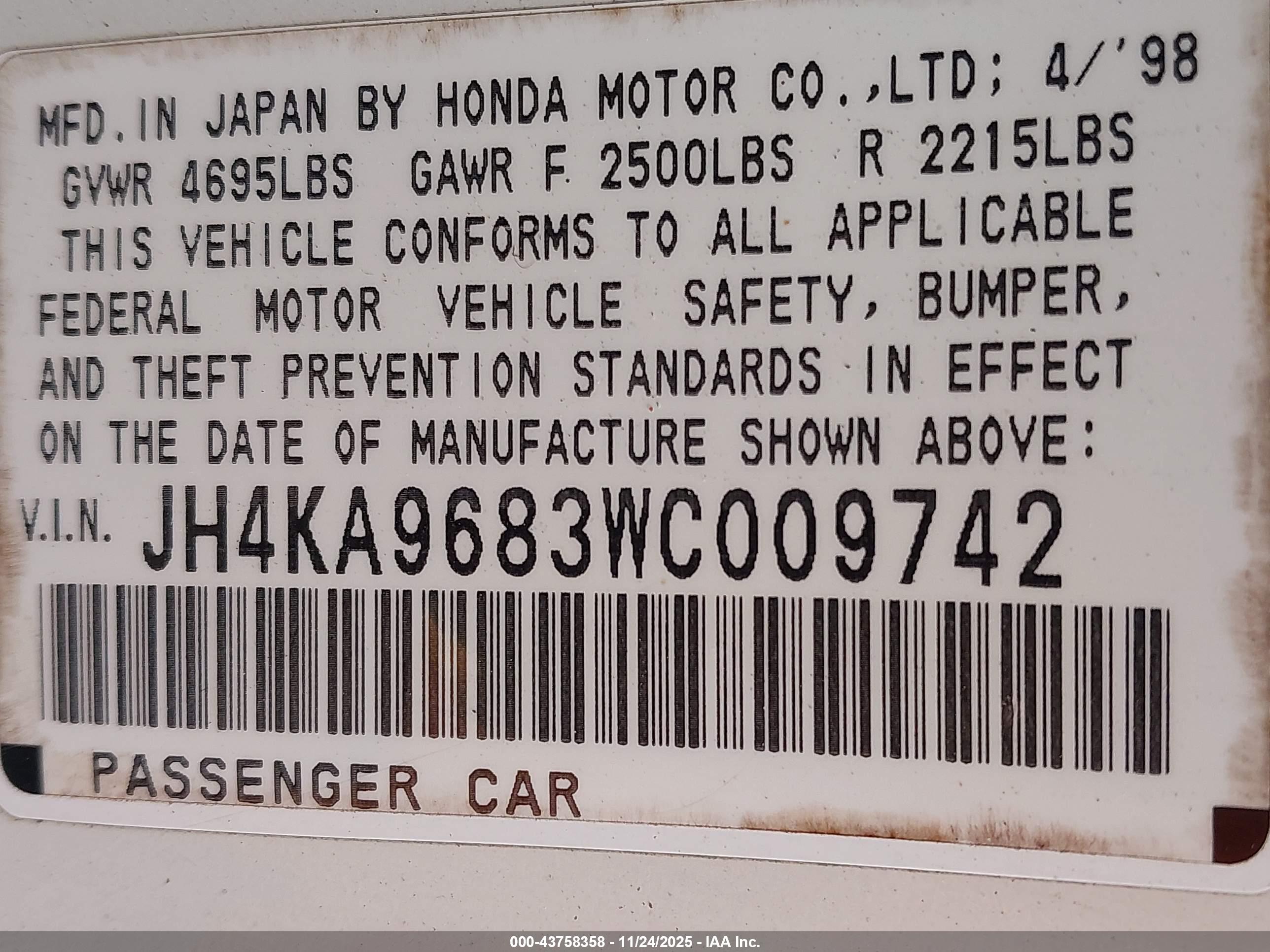 ACURA RL image 9