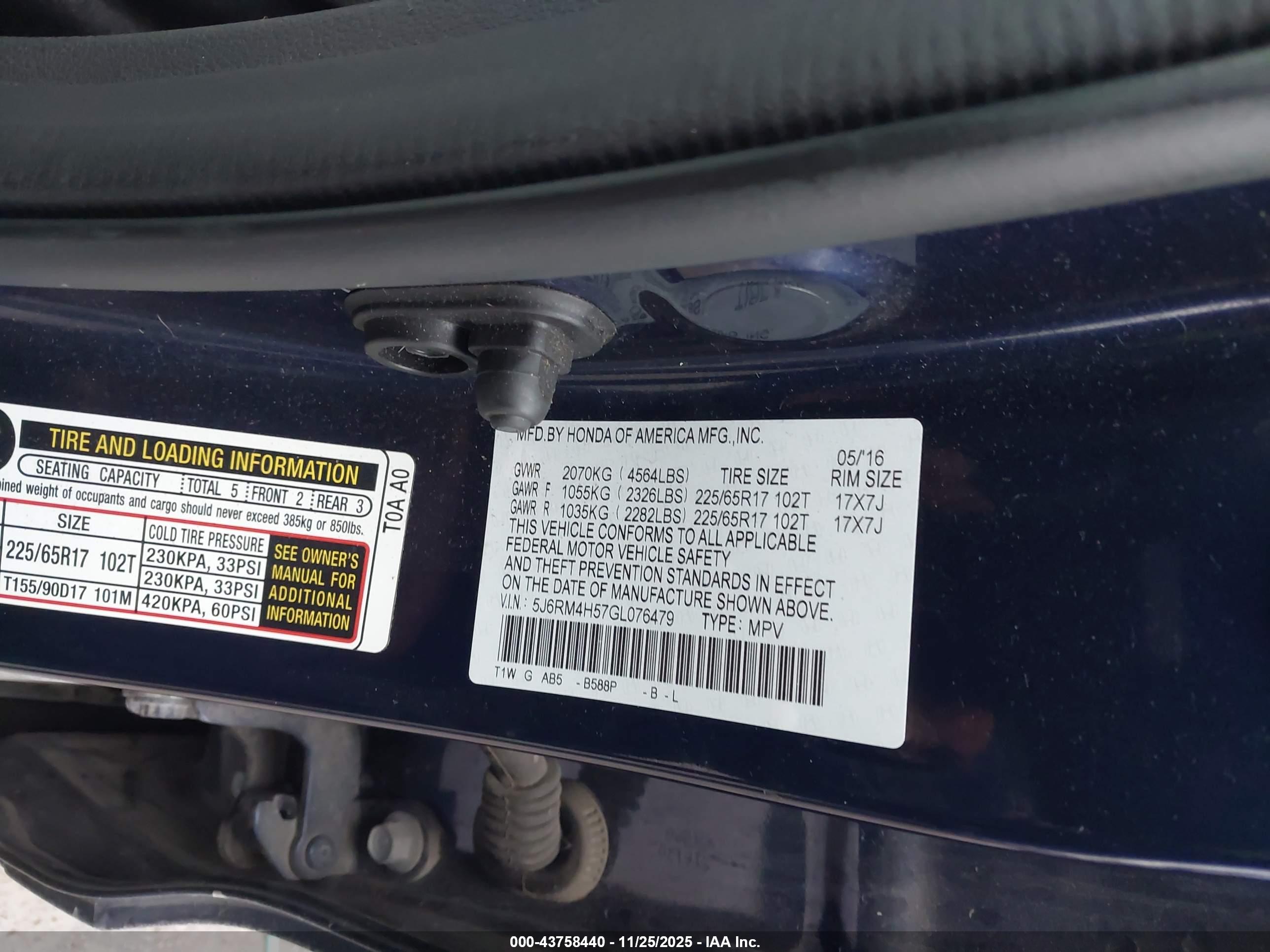 HONDA CR-V image 9