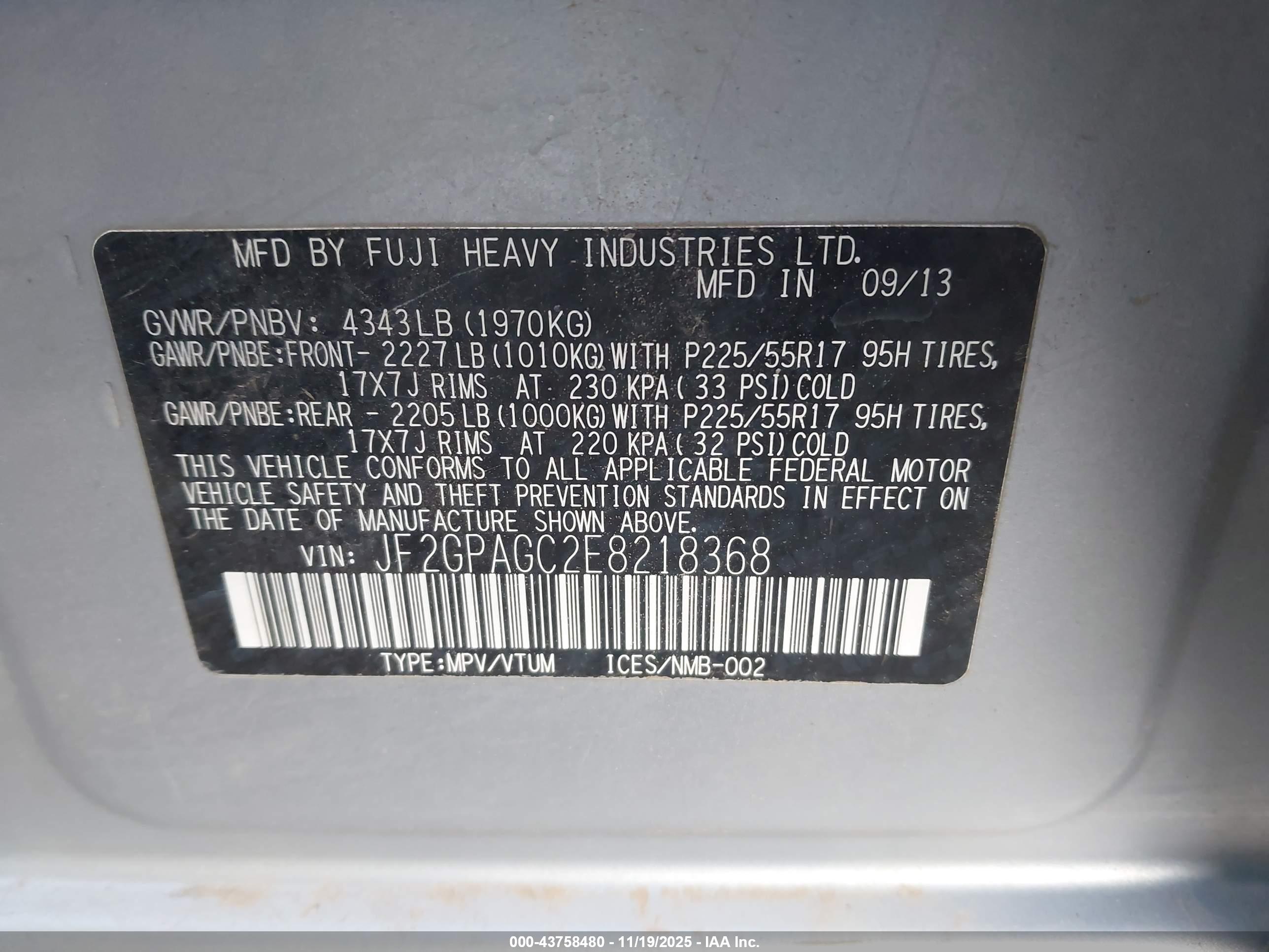 SUBARU XV image 9