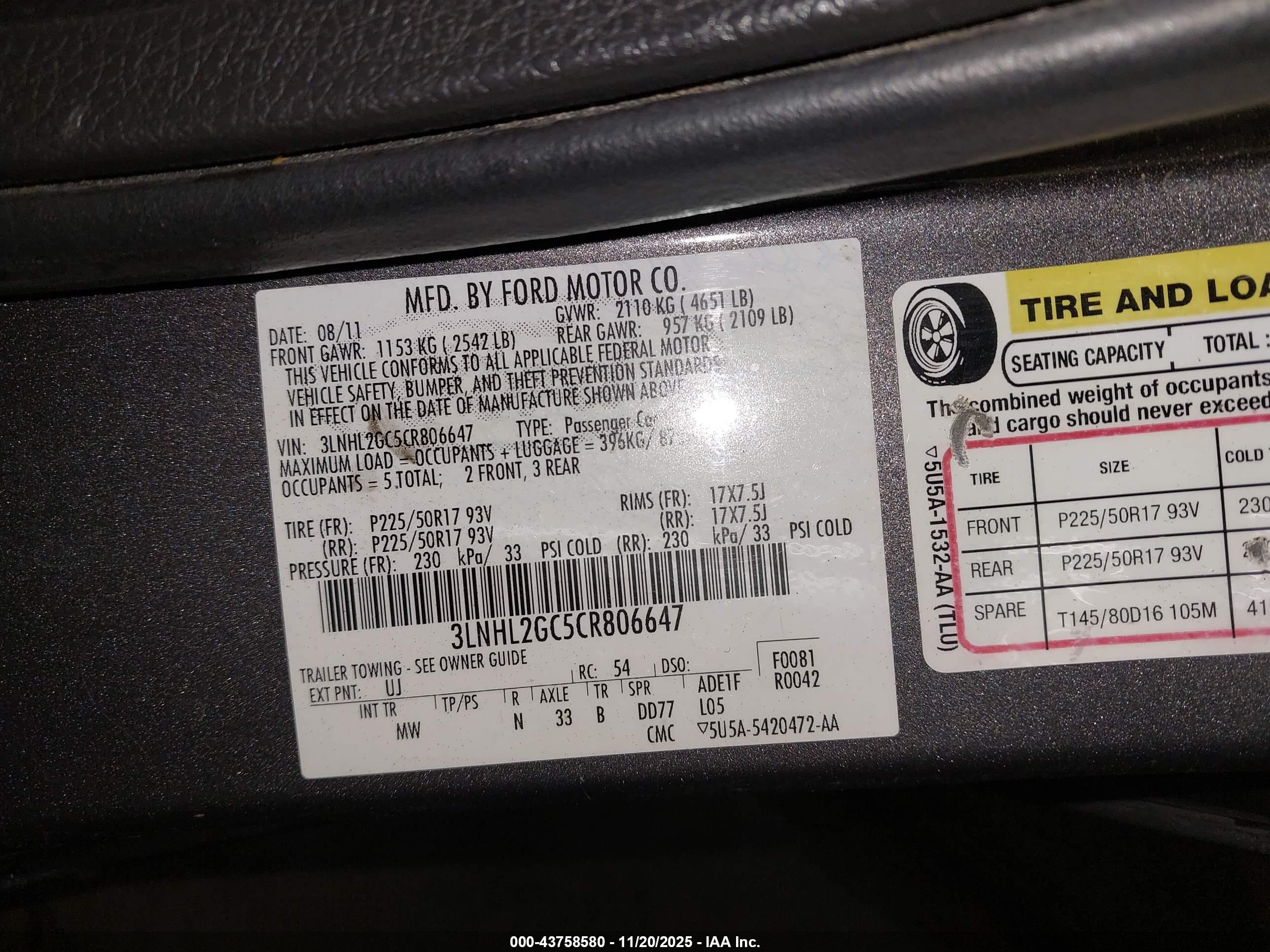 LINCOLN MKZ image 9