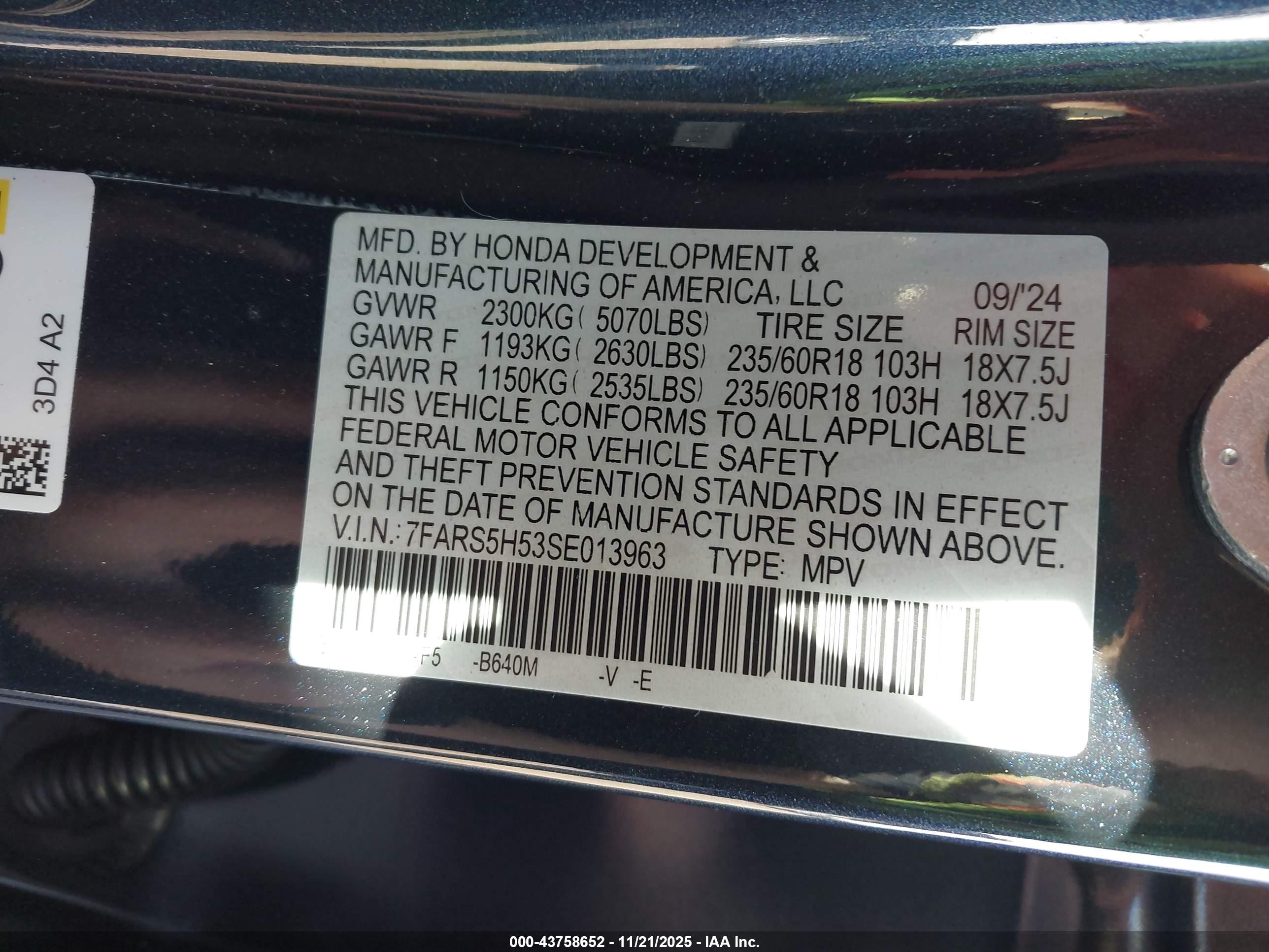 HONDA CR-V image 9