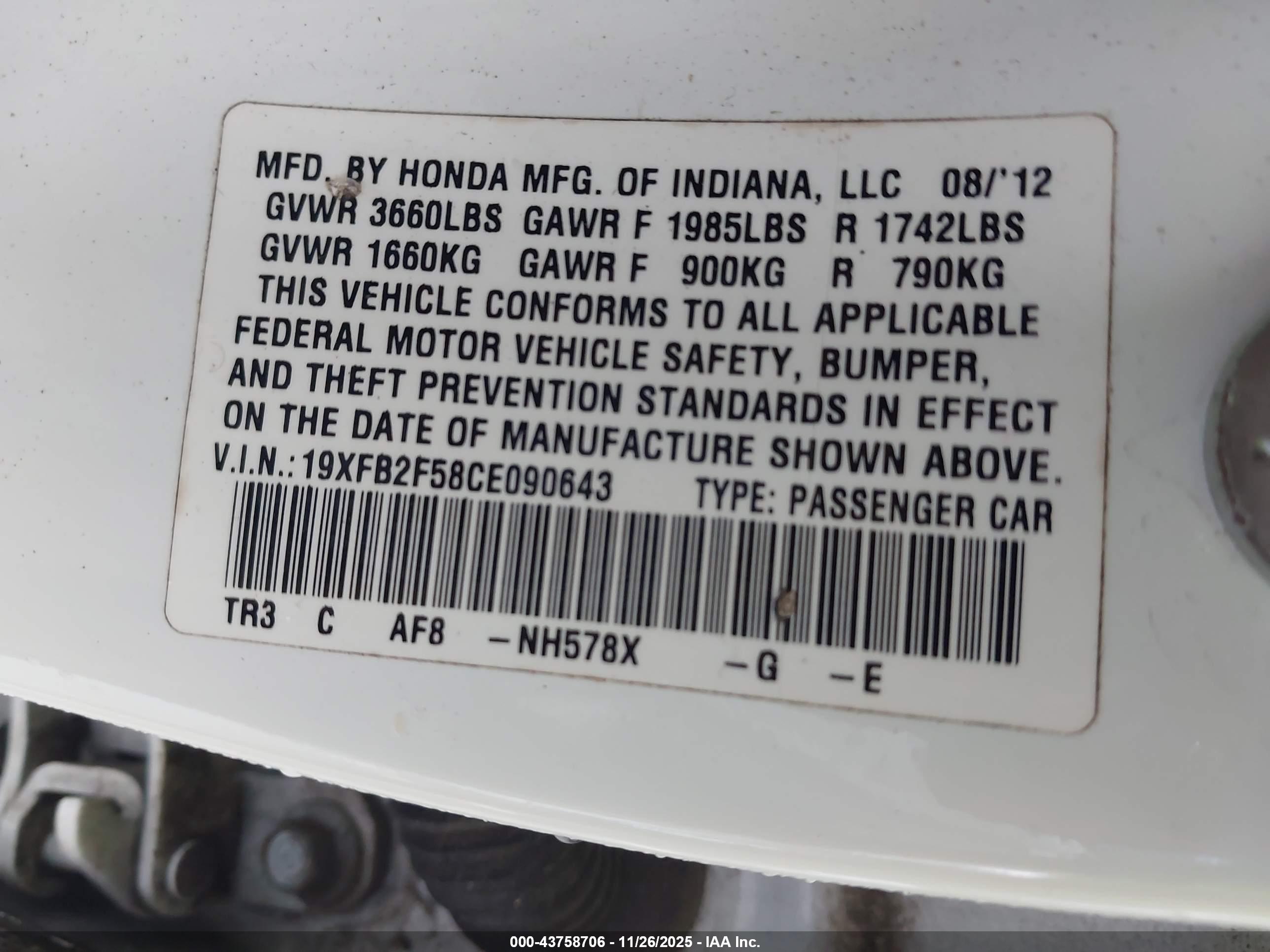 HONDA CIVIC image 9