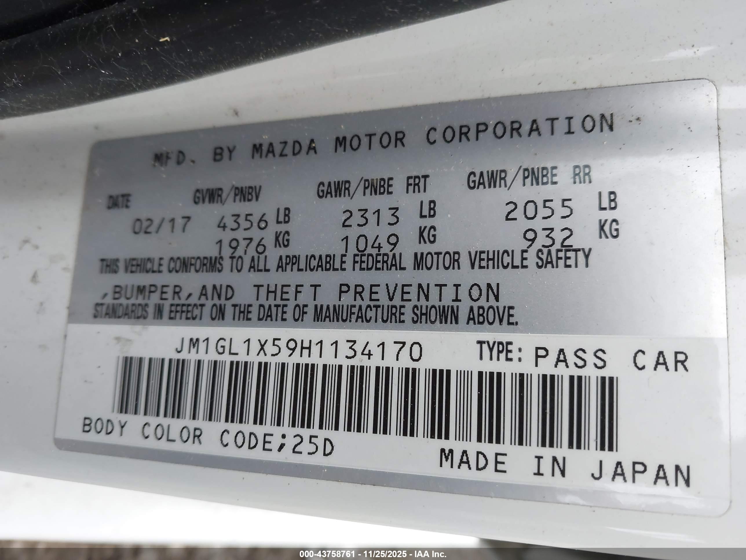 MAZDA MAZDA6 image 9