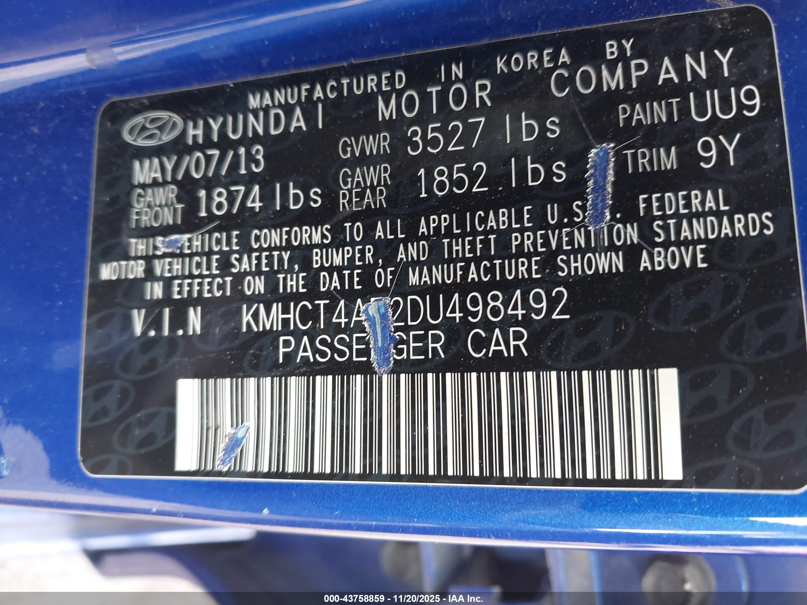 HYUNDAI ACCENT image 9