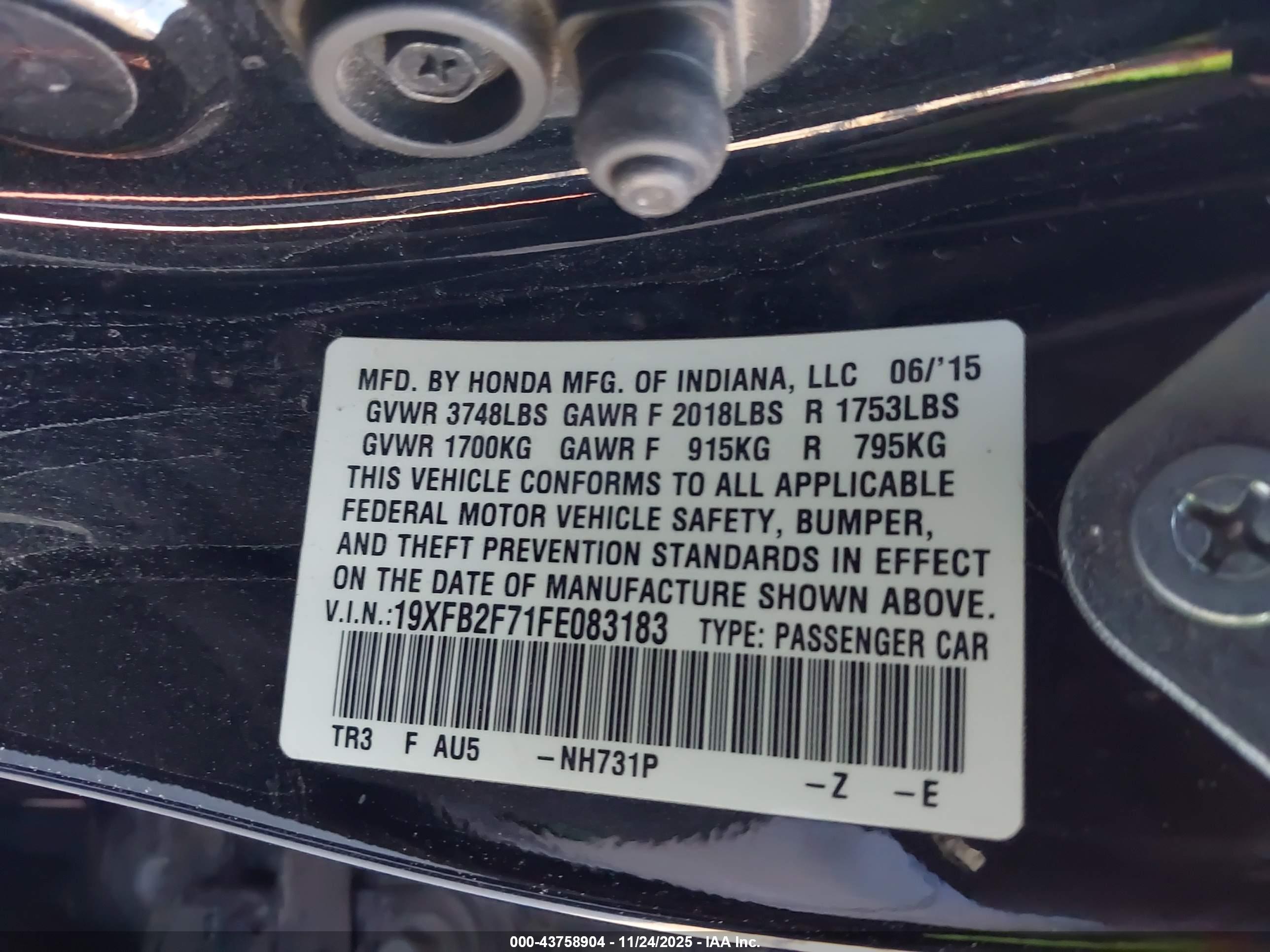 HONDA CIVIC image 9