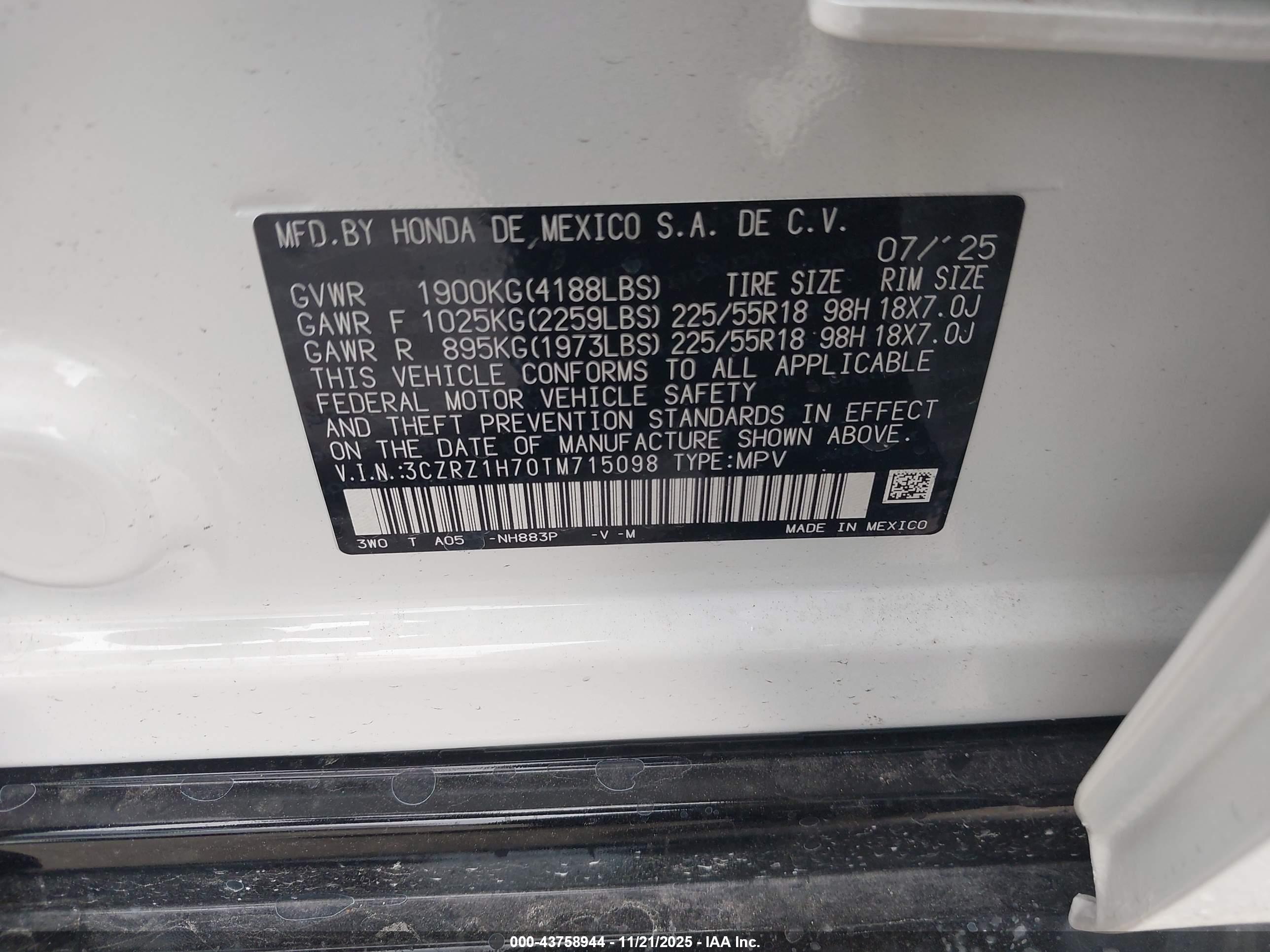 HONDA HR-V image 9