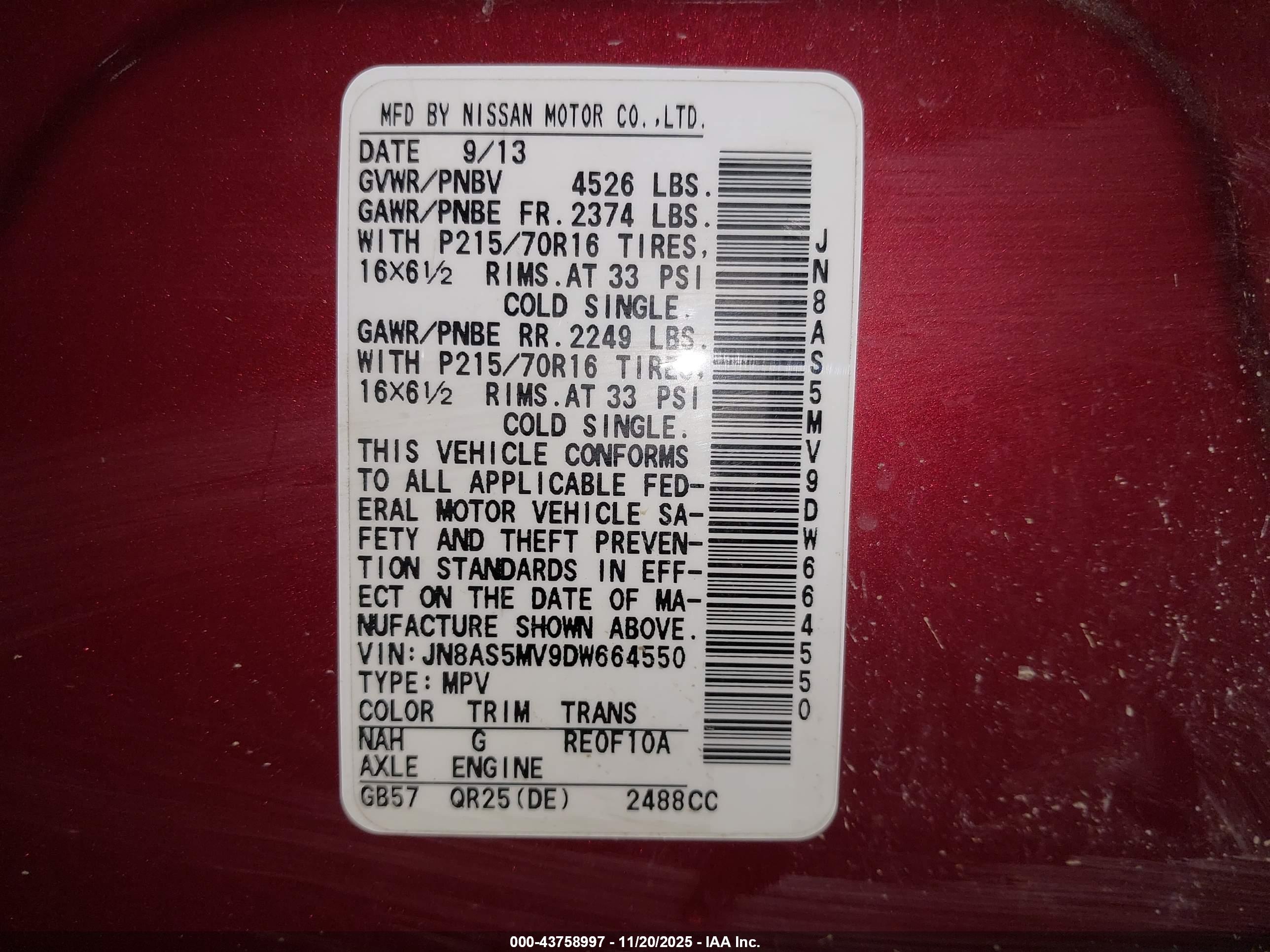 NISSAN ROGUE image 9