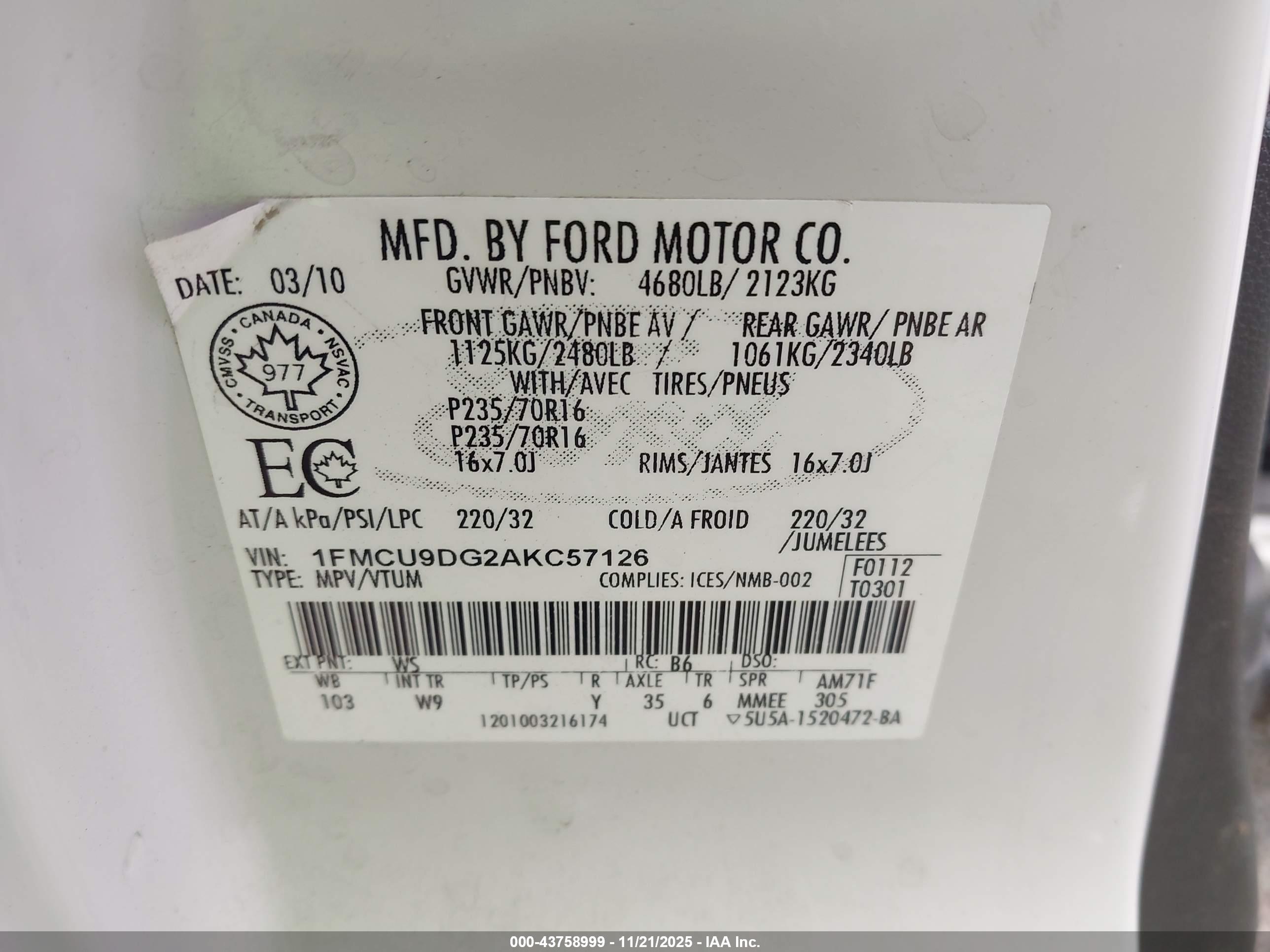 FORD ESCAPE image 9