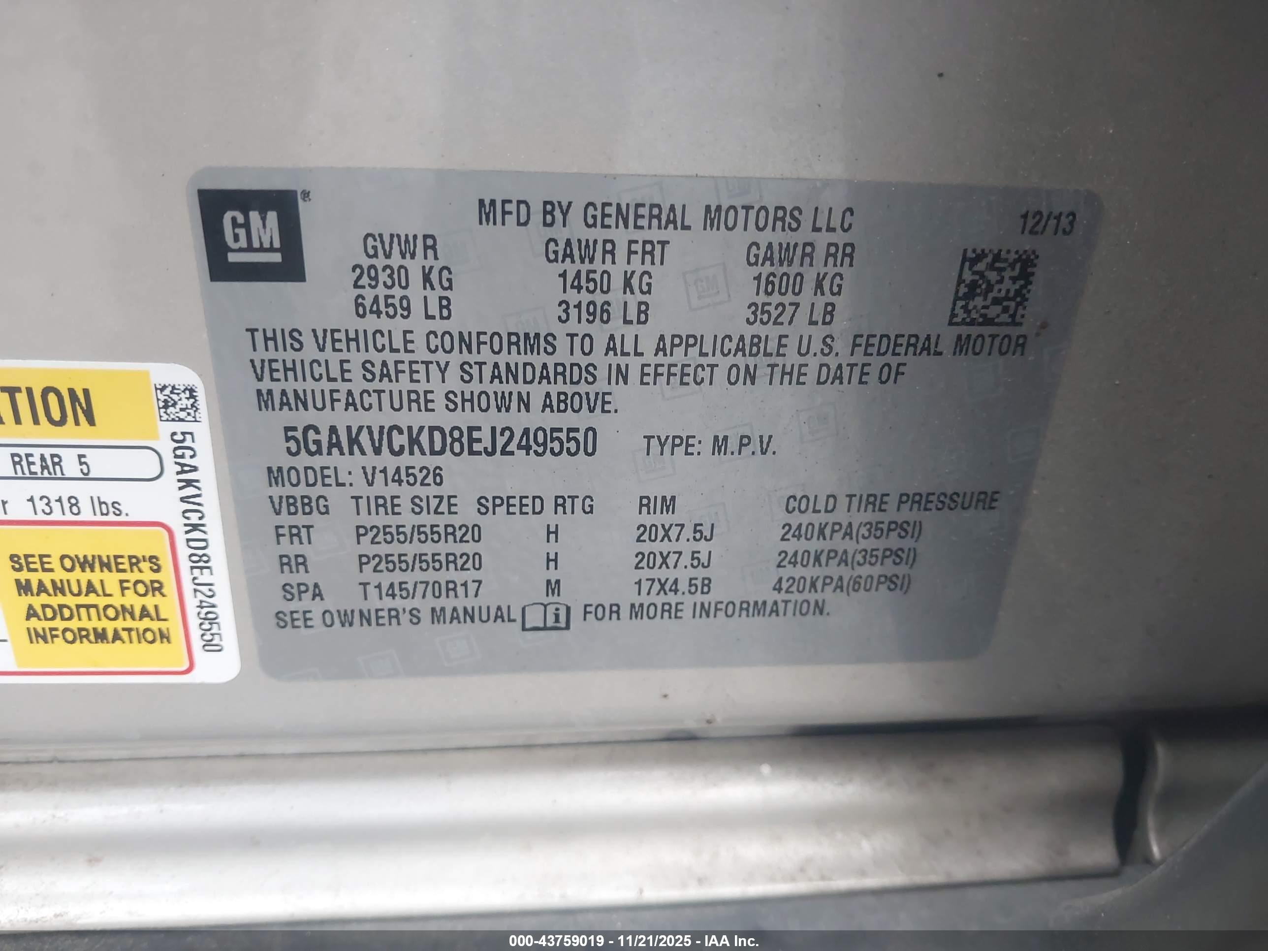 BUICK ENCLAVE image 9