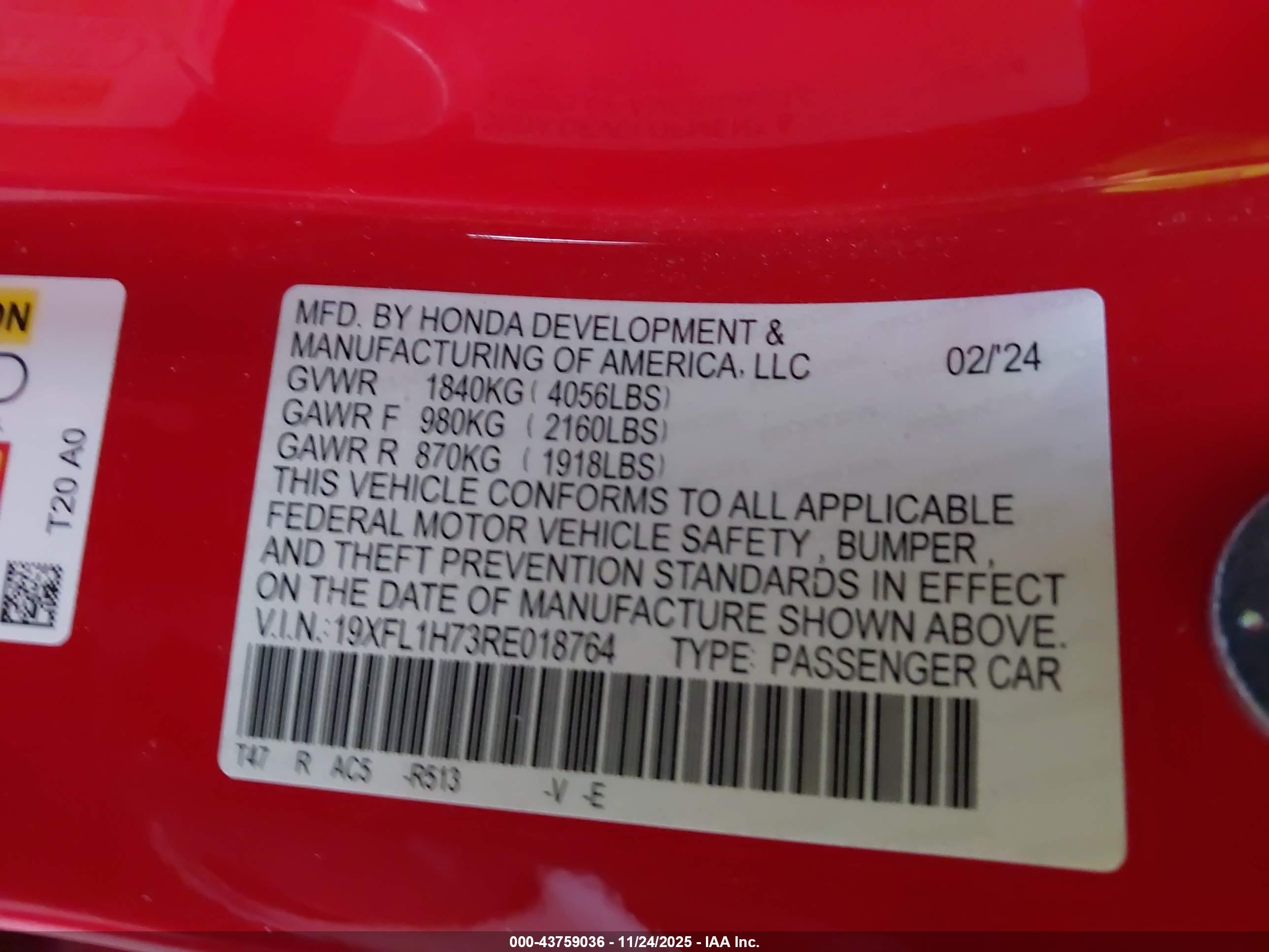 HONDA CIVIC image 9