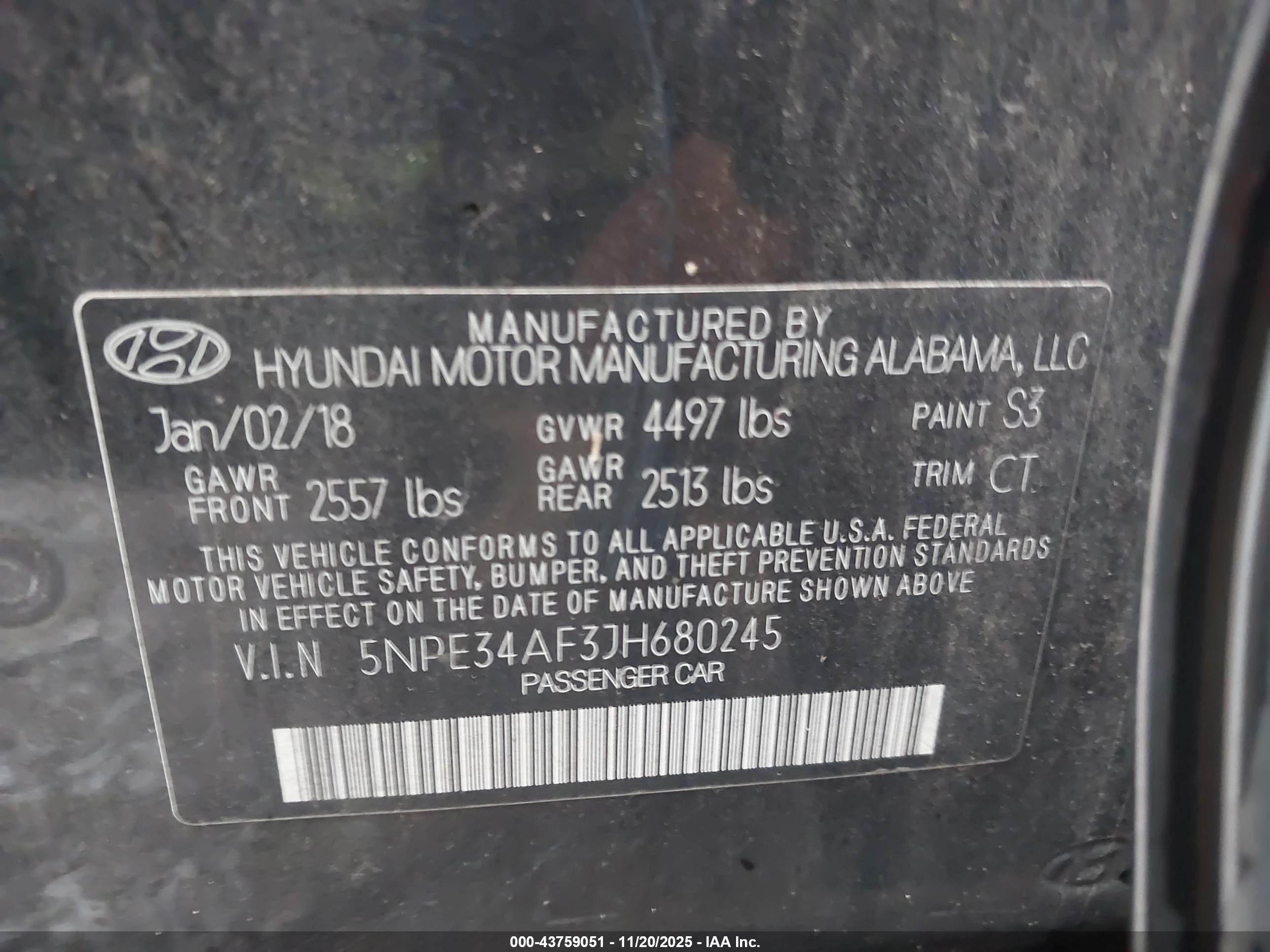 HYUNDAI SONATA image 9